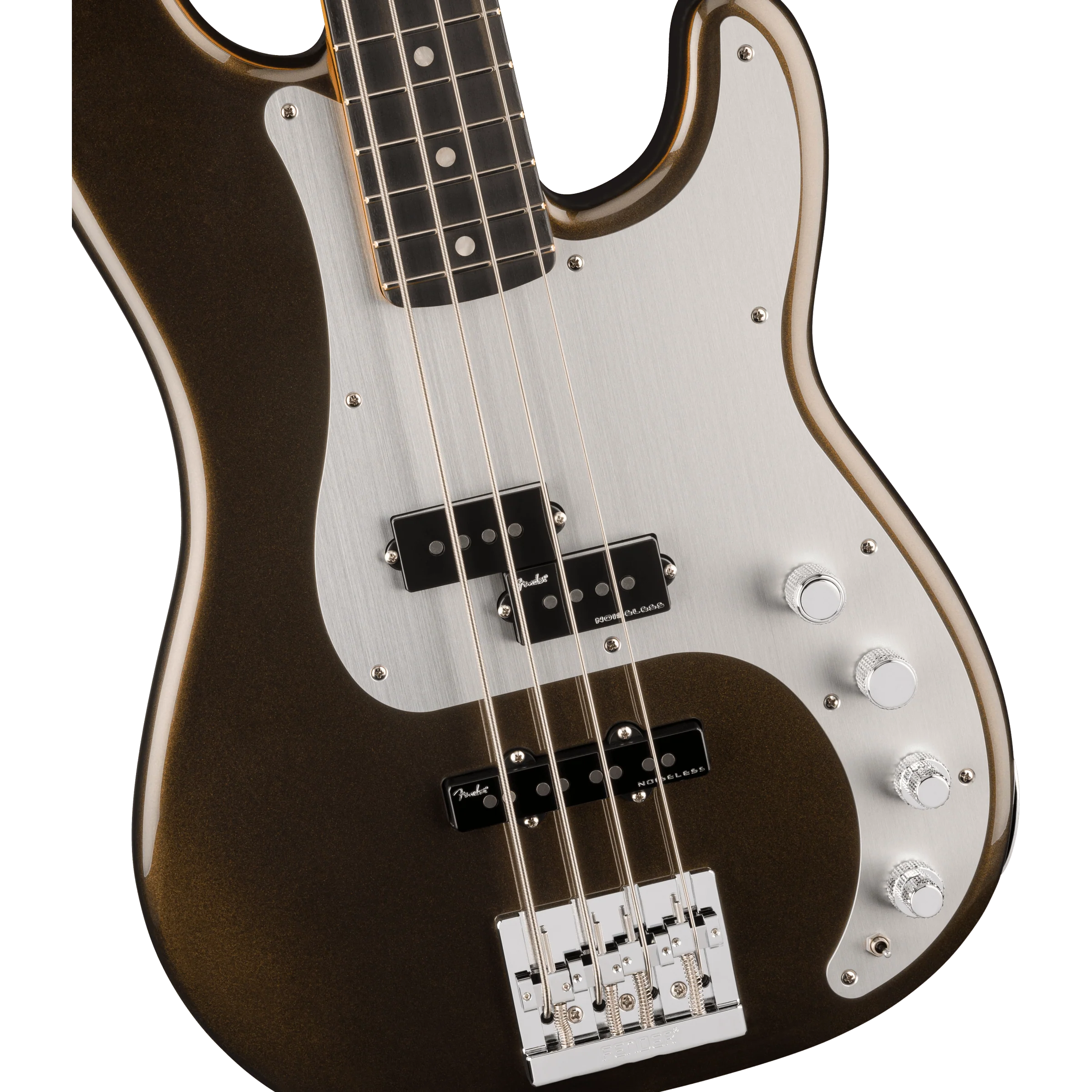 Fender 019-9101-790 Am Ultra II P-Bass, Ebony FB, Texas Tea - Image 3