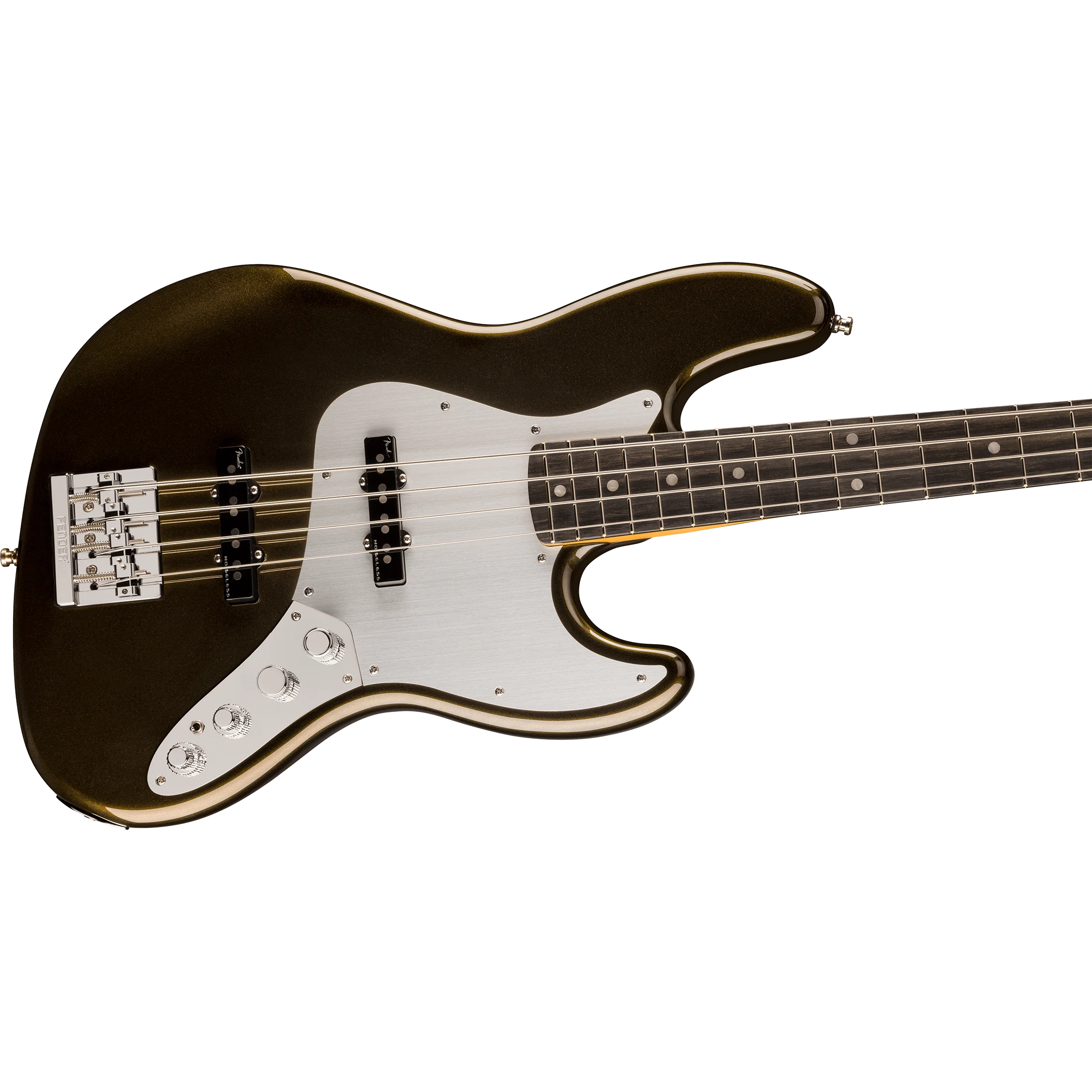 Fender 019-9111-790 Am Ultra II J-Bass, Eobny FB, Texas Tea - Image 4