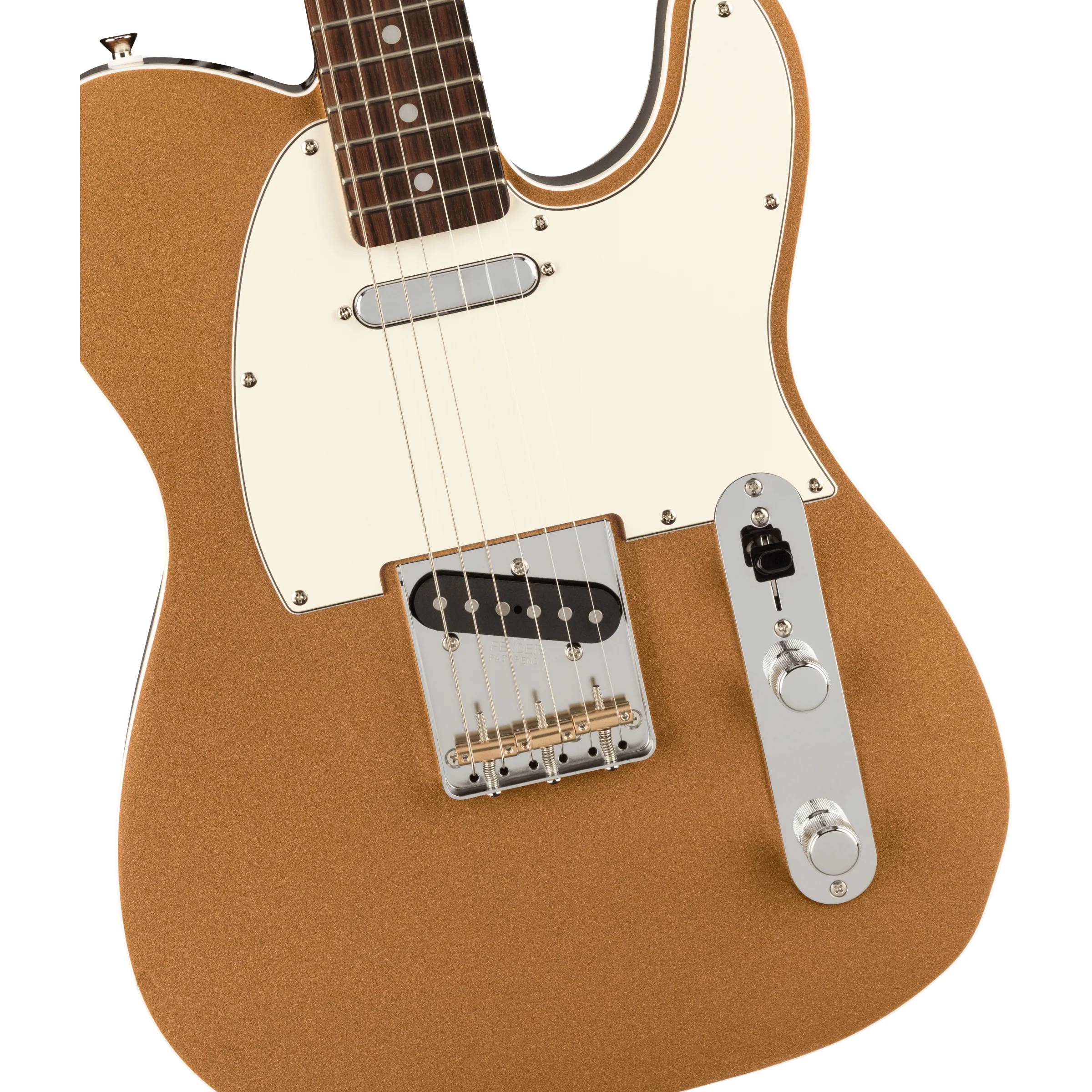 Fender 025-1900-353 MIJ JV Modified 60s Custom Tele, Rosewood FB, Firemist Gold - Image 4