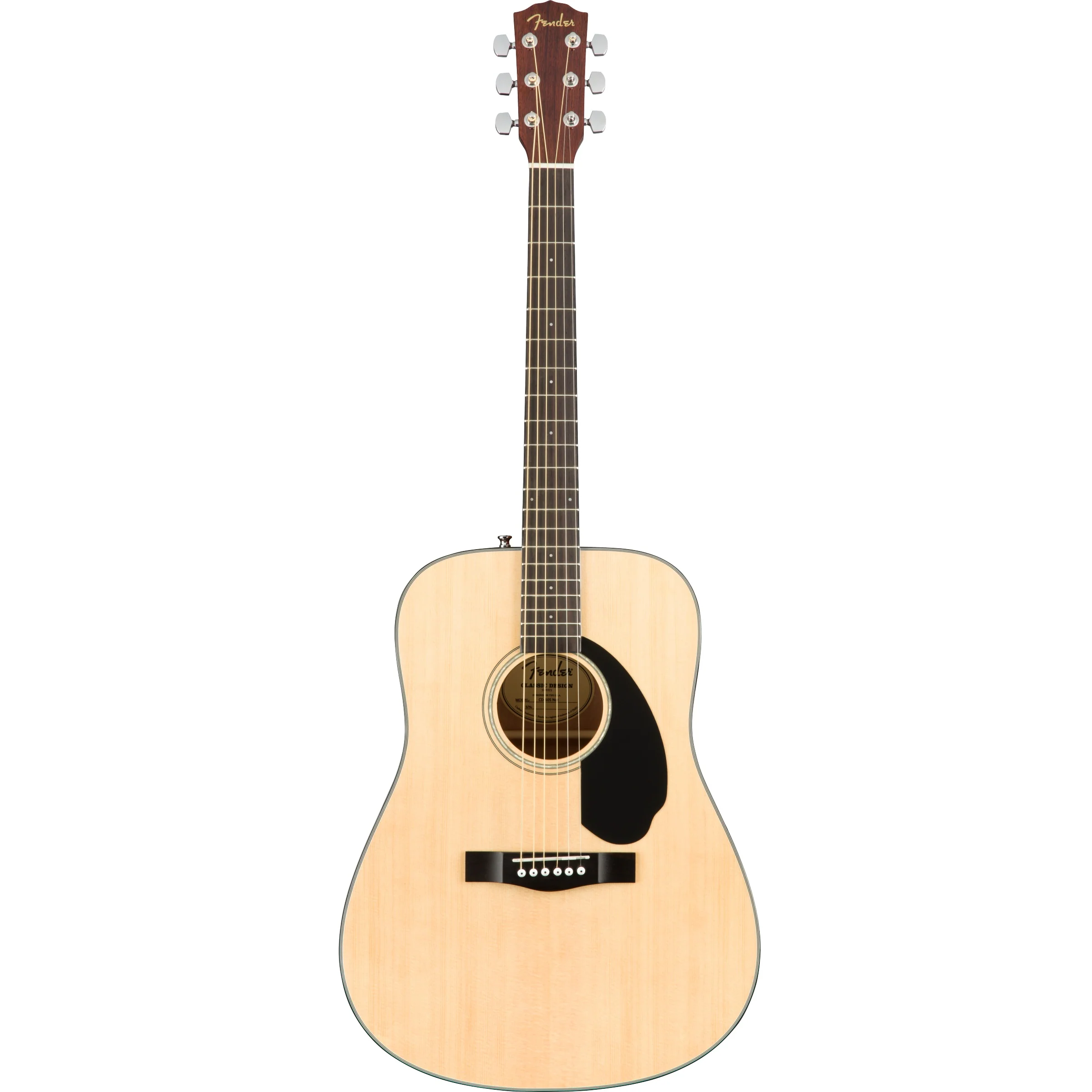 Fender 097-0110-021 CD-60S Acoustic Guitar, Dreadnought, Solid Spruce Top, Natural