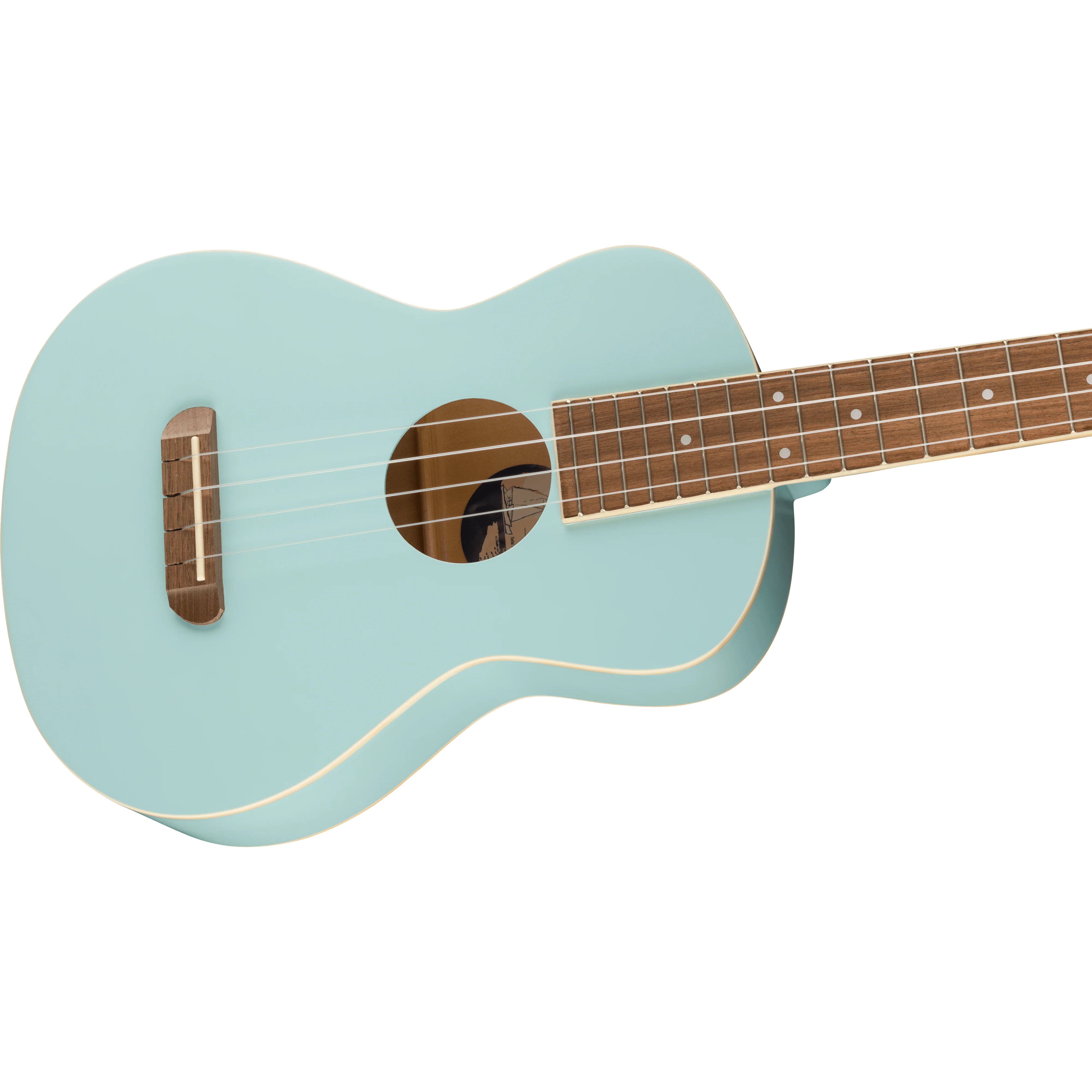 Fender 097-0450-504 Avalon Tenor Ukulele, Daphne Blue - Image 3