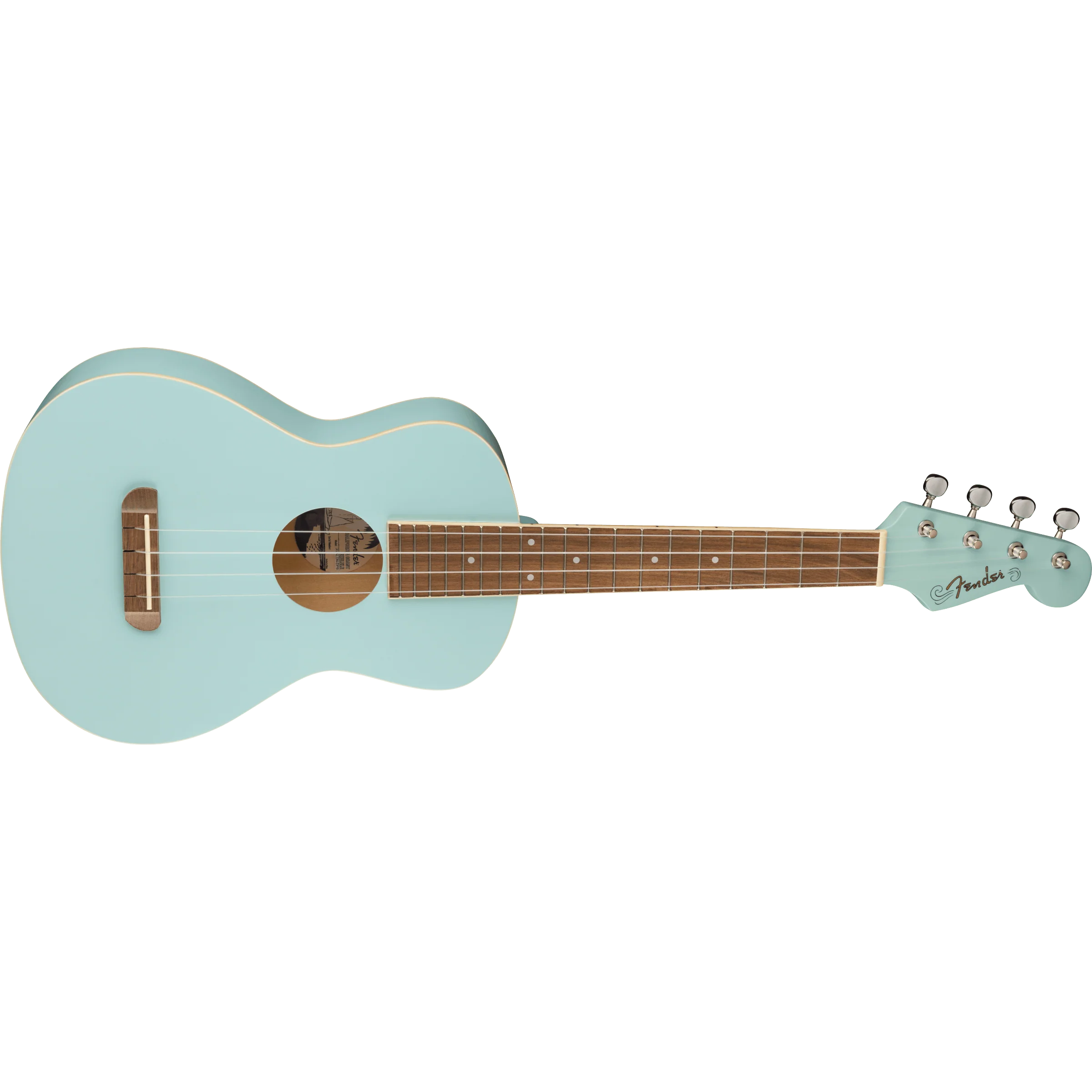 Fender 097-0450-504 Avalon Tenor Ukulele, Daphne Blue - Image 4