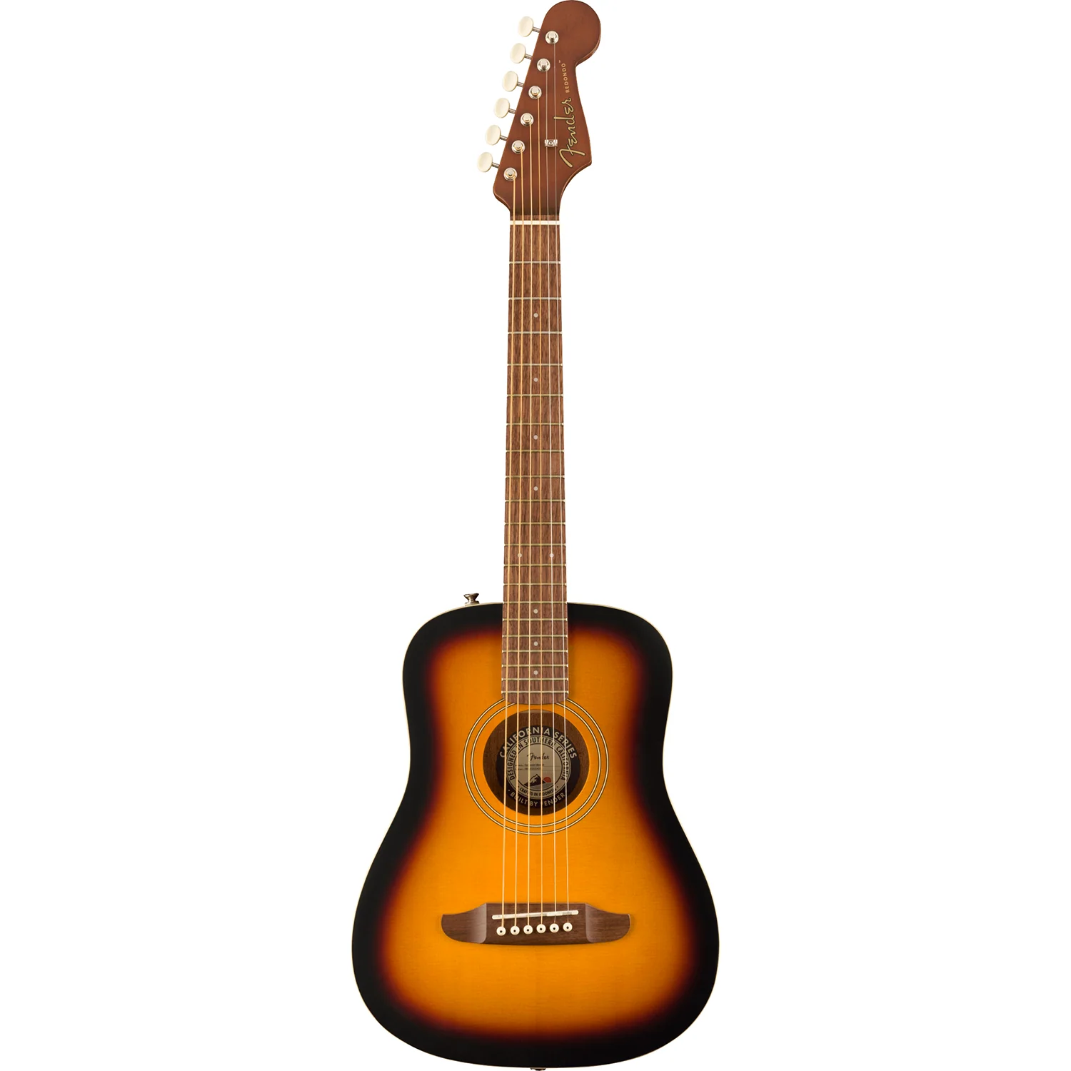 Fender 097-0710-103 Redondo Mini Acoustic Guitar, Sunburst