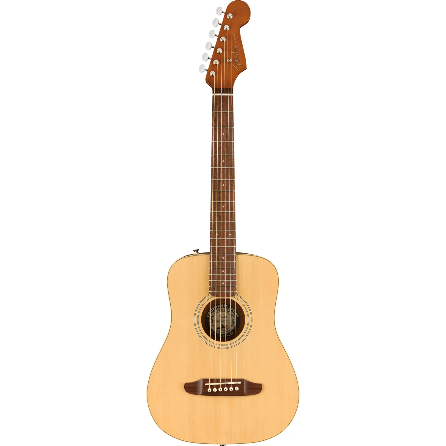 Fender 097-0710-121 Redondo Mini Acoustic Guitar, Natural