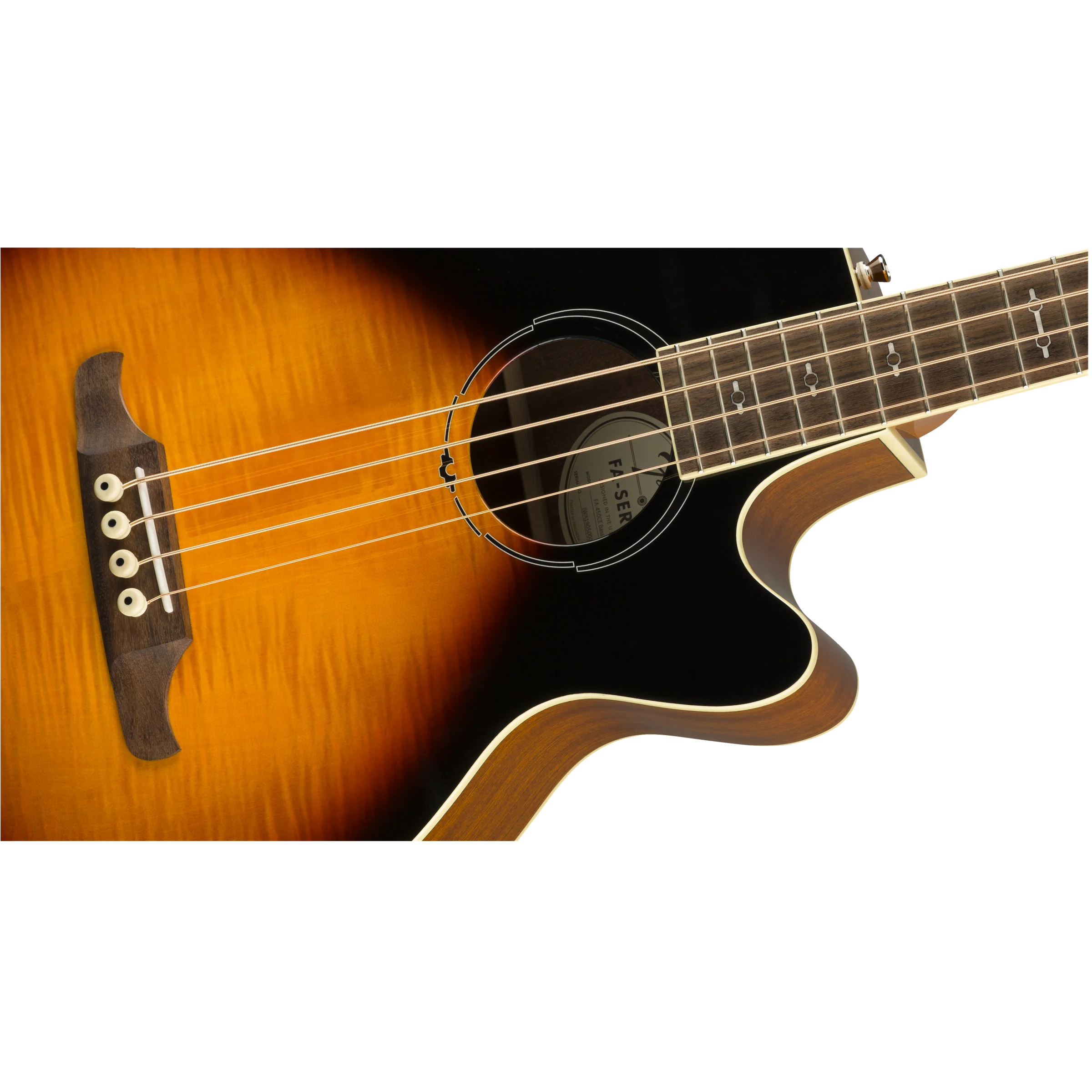 Fender 097-1443-032 FA-450CE Acoustic Bass, 3TS - Image 6