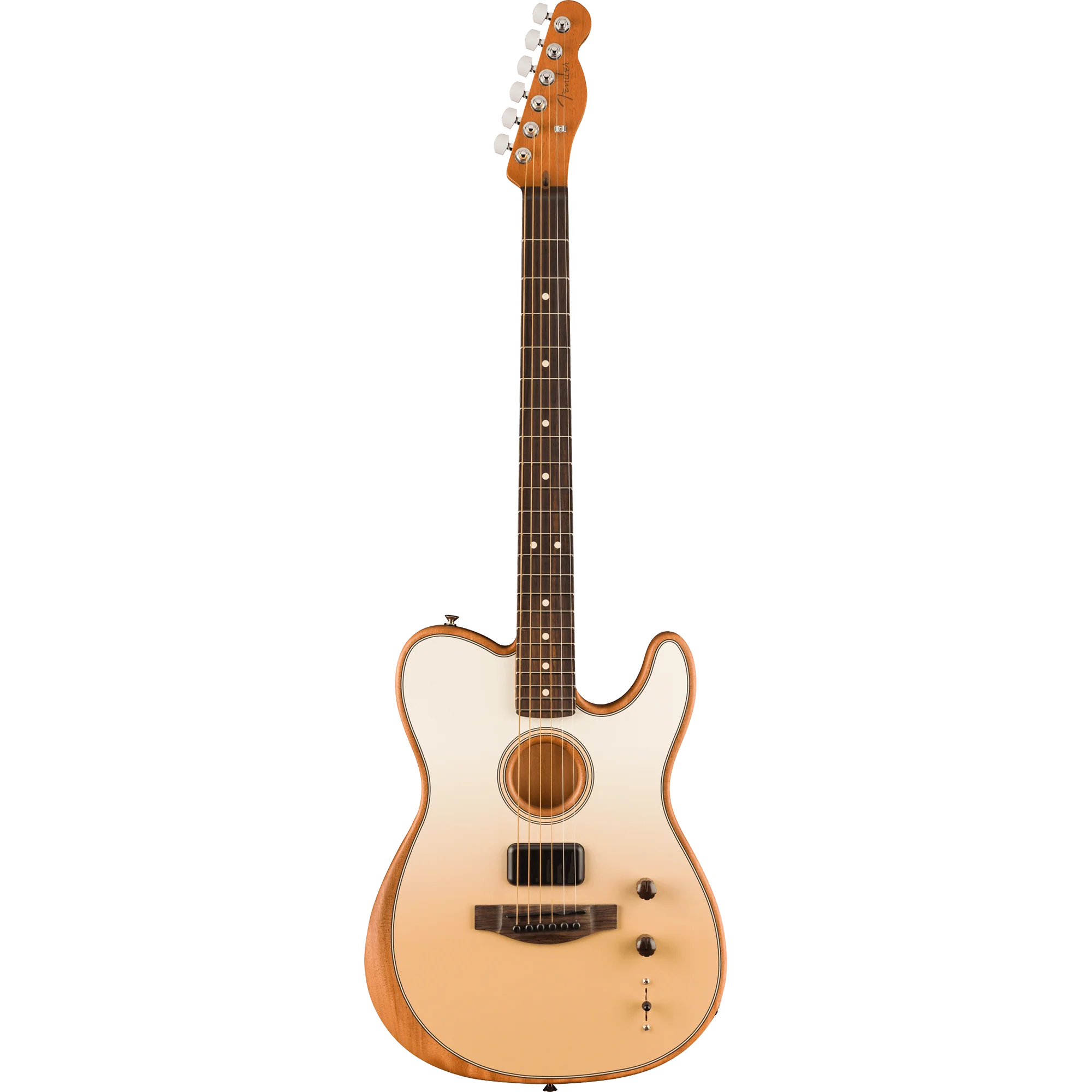 Fender 097-1713-116 Finneas Signature Acoustasonic Player Tele, Cappuccino Fade