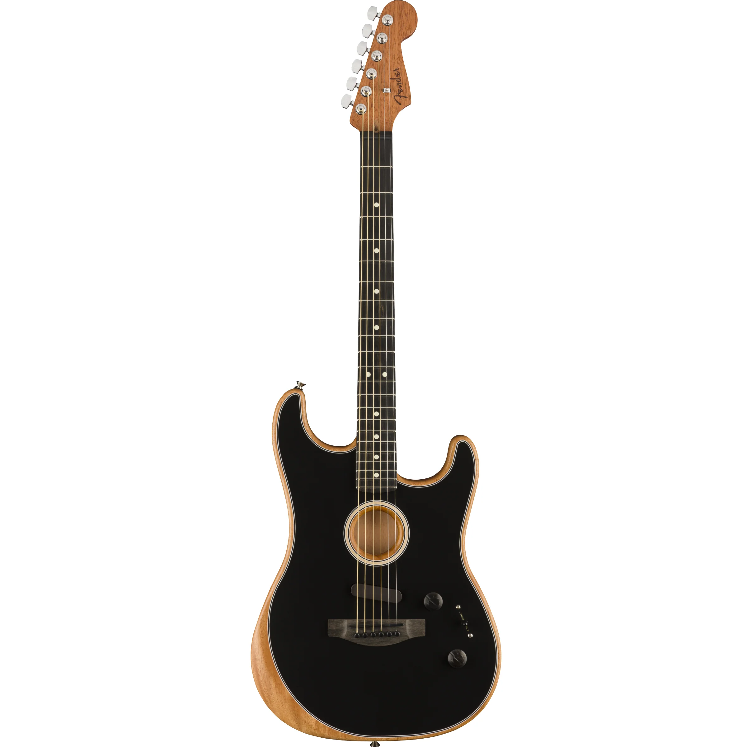 Fender 097-2023-206 Am Acoustasonic Strat, Black