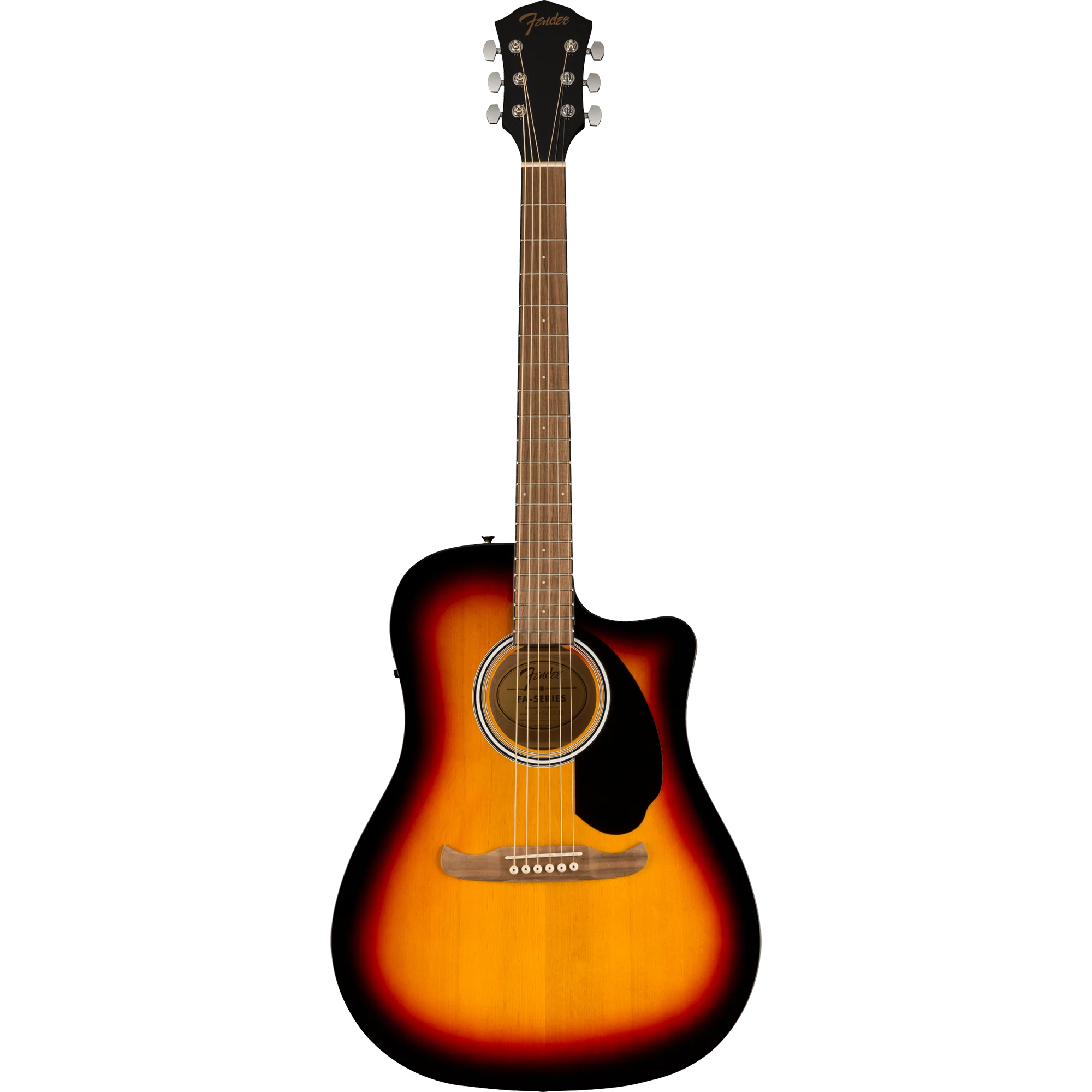 Fender 097-2713-532 FA-125CE Acoustic/Electric Guitar, Dreadnought, Sunburst