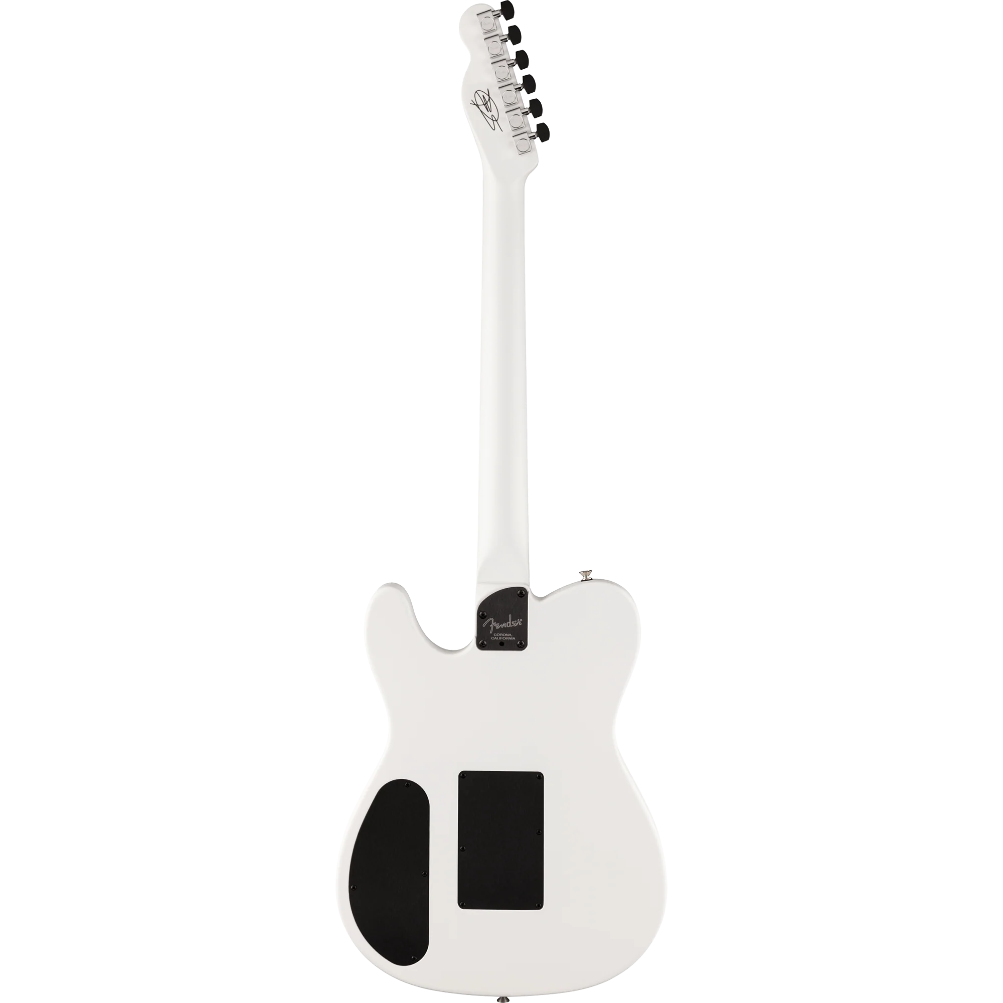 Fender 097-2813-116 LTD Finneas Am Acoustasonic Tele, Satin Arctic White - Image 2