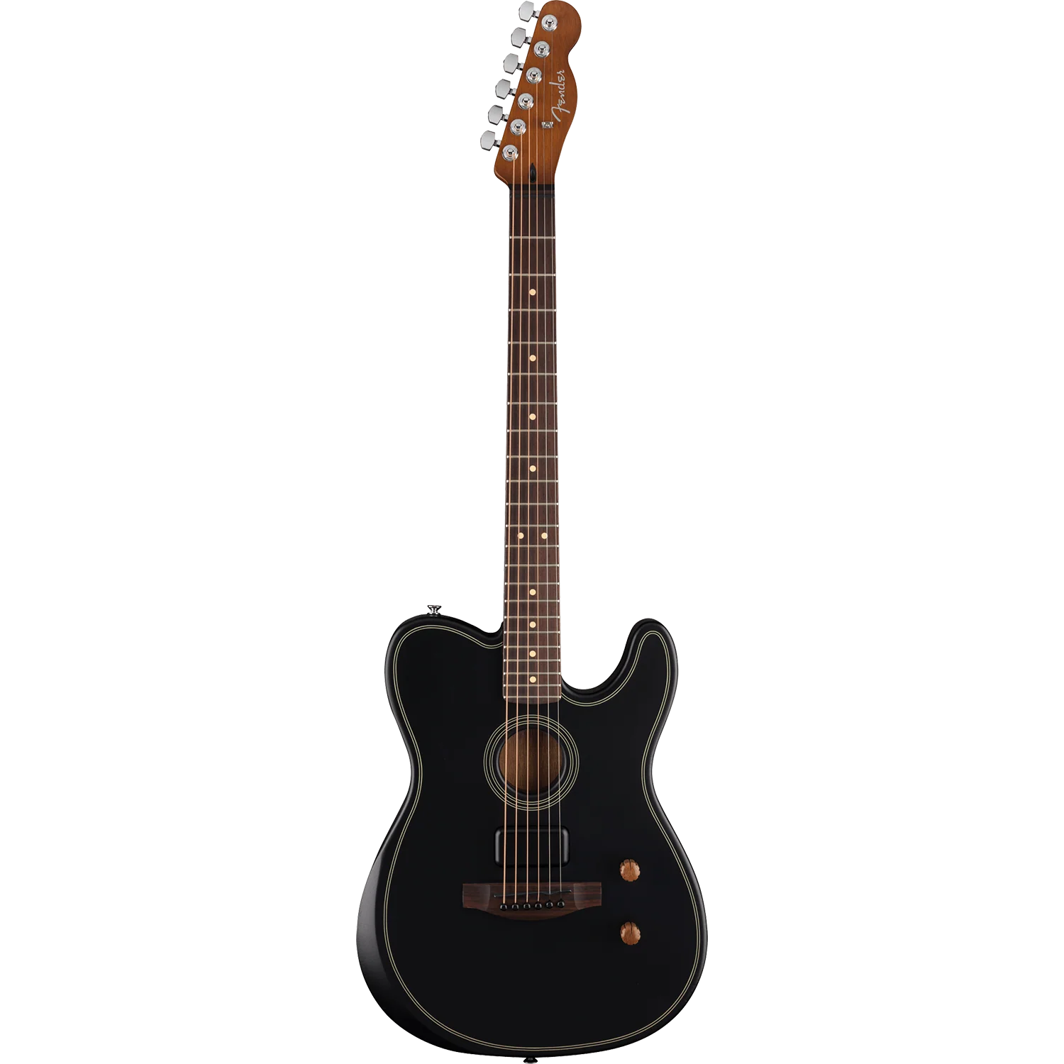 Fender 097-3113-506 Acoustasonic Standard Tele, Black