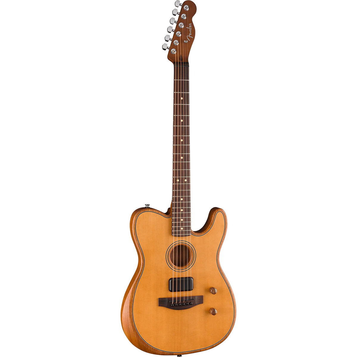 Fender 097-3113-534 Acoustasonic Standard Tele, Aged Natural - Image 3