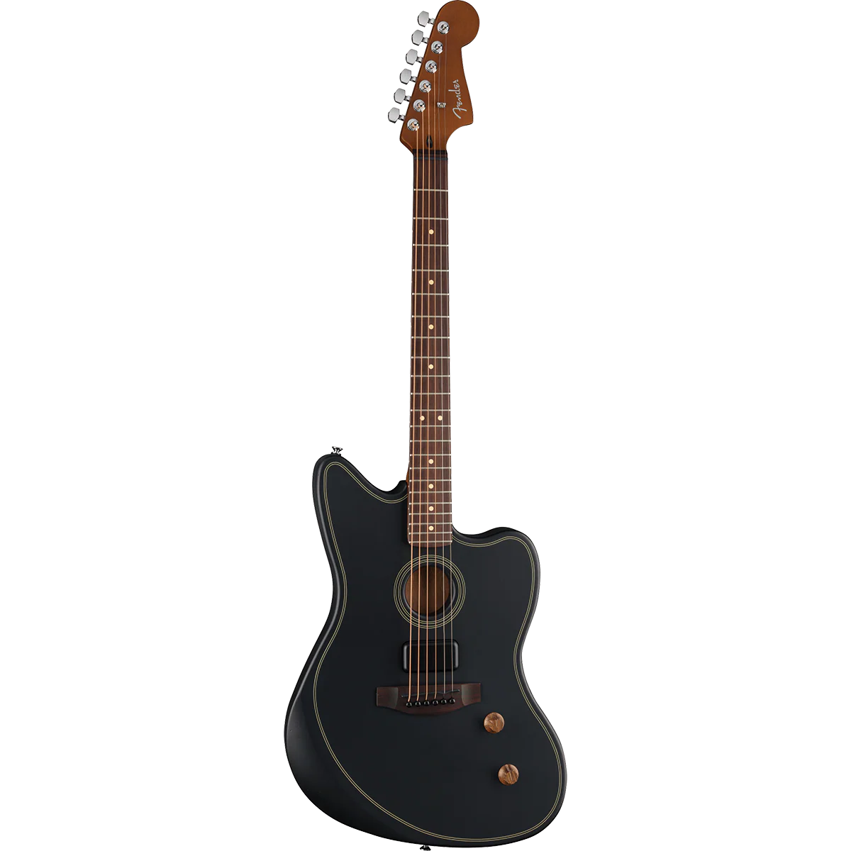 Fender 097-3133-506 Acoustasonic Standard Jazzmaster, Black