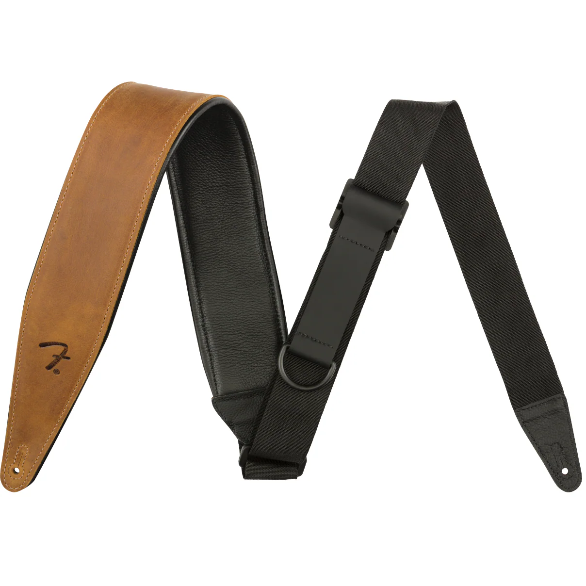 Fender 099-0694-321 Right Height Leather Strap, Cognac