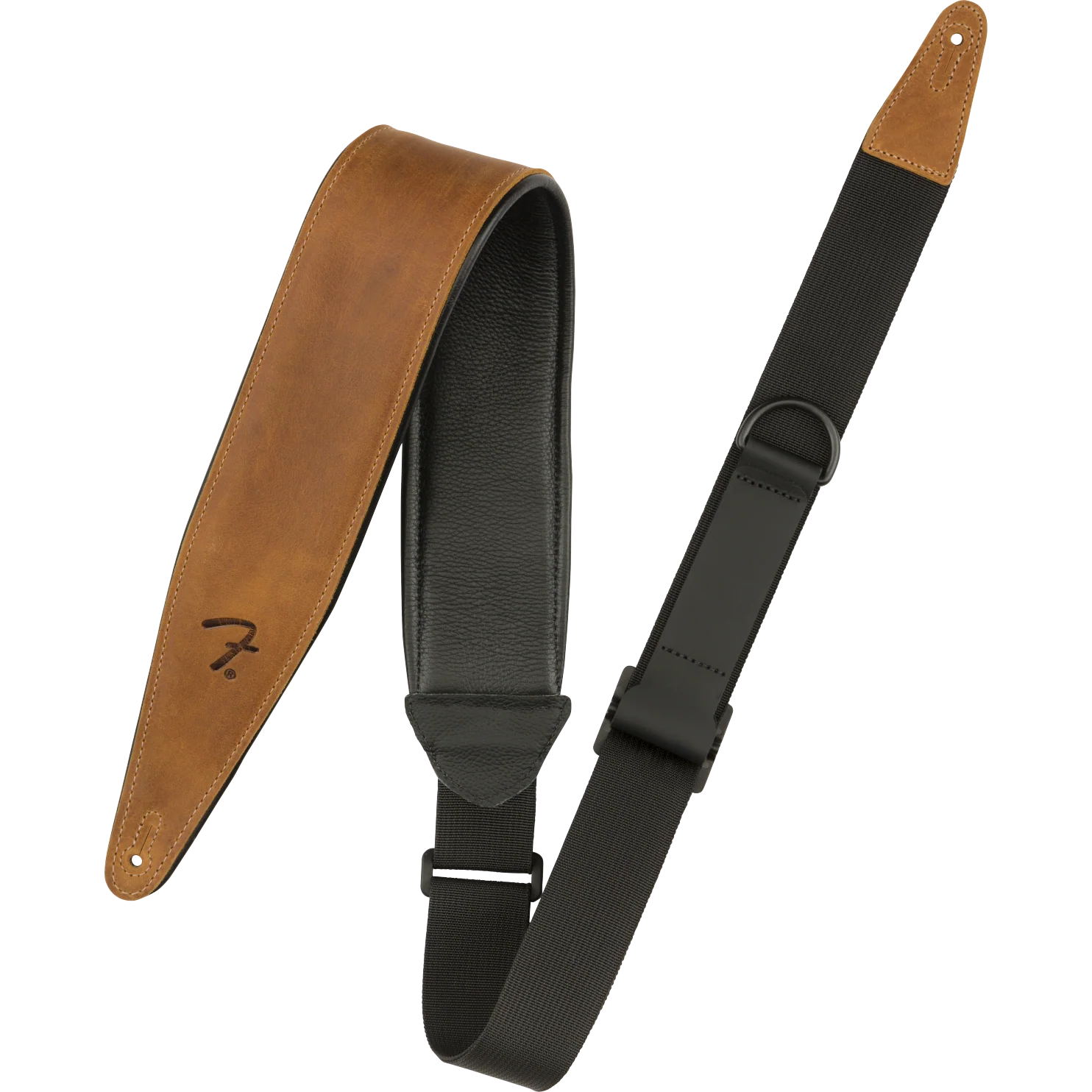 Fender 099-0694-321 Right Height Leather Strap, Cognac - Image 3