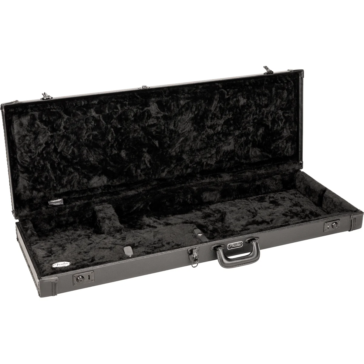 Fender 099-6106-365 Strat/Tele Case, Wood, Classic Series, Blackout - Image 2