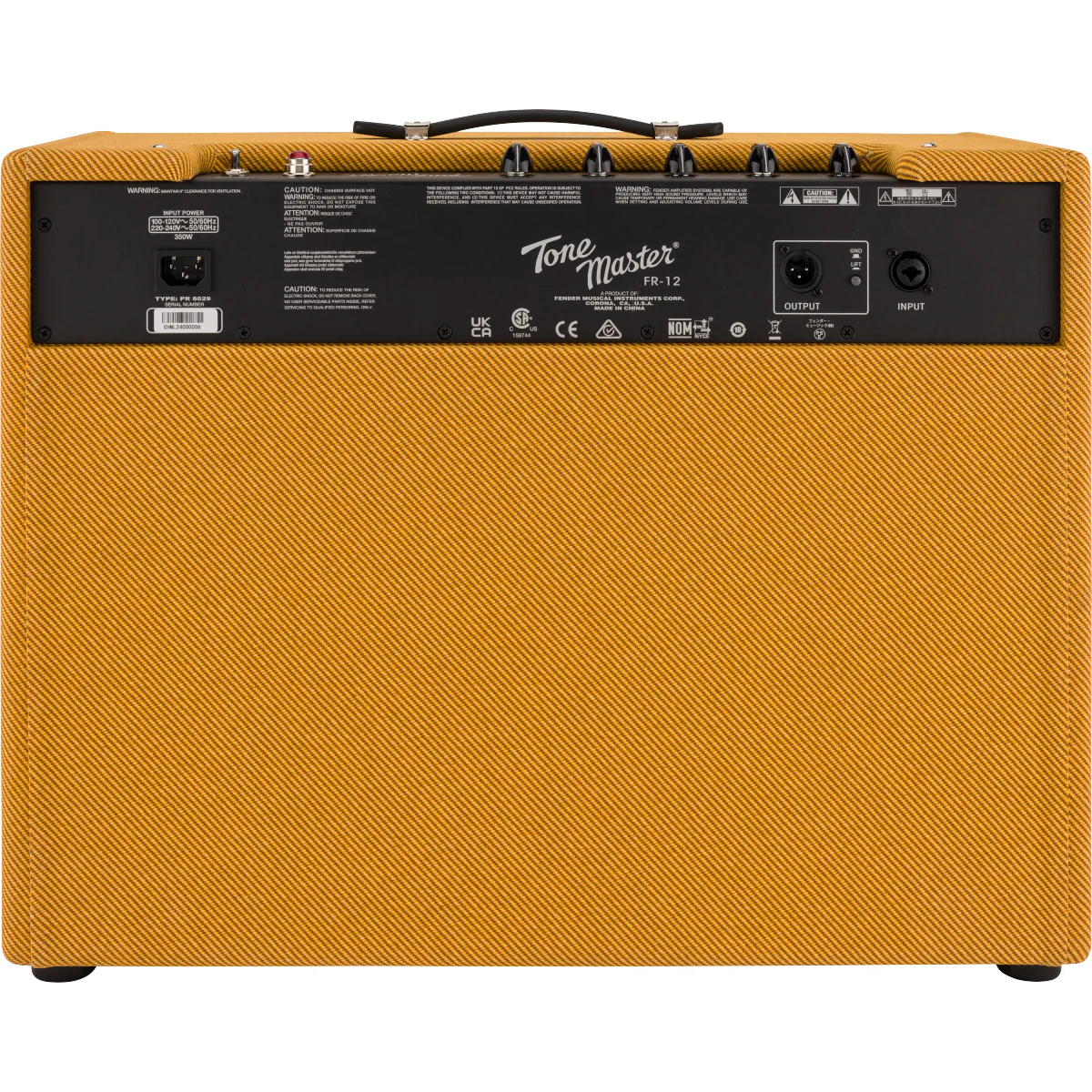 Fender 227-5200-010 Tone Master Full Range Amplifier, 12" Speaker, Tweed - Image 2