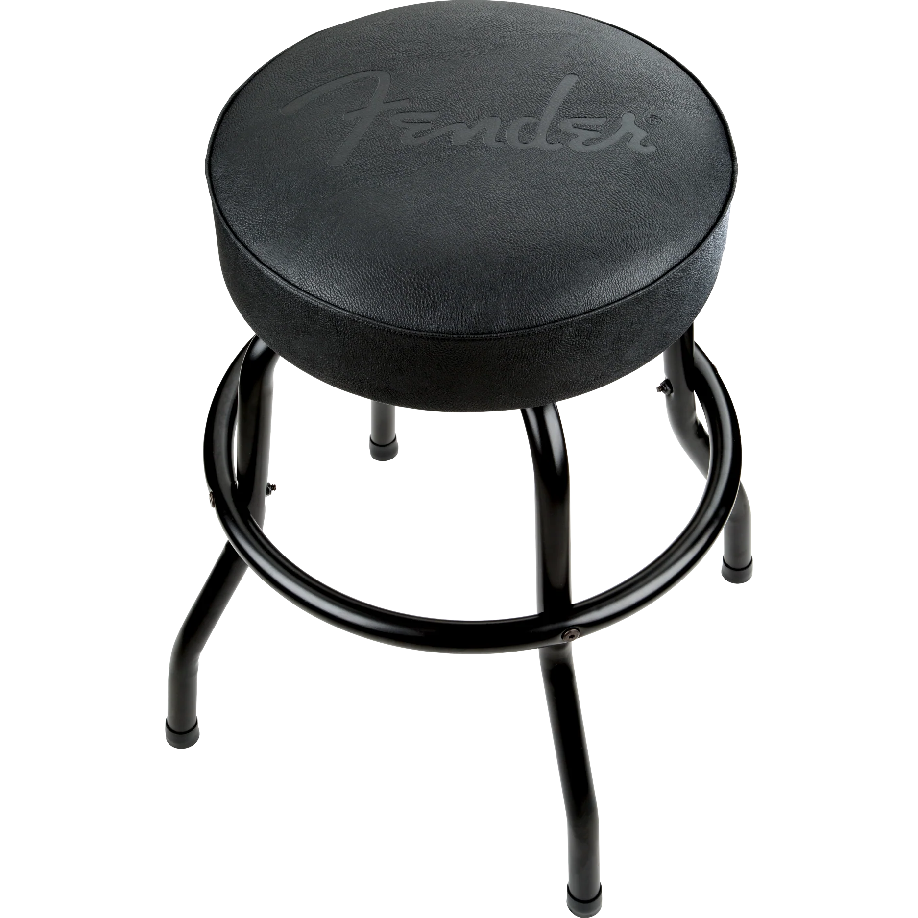 Fender 919-2022-001 Fender® Embossed Black Logo Barstool, Black