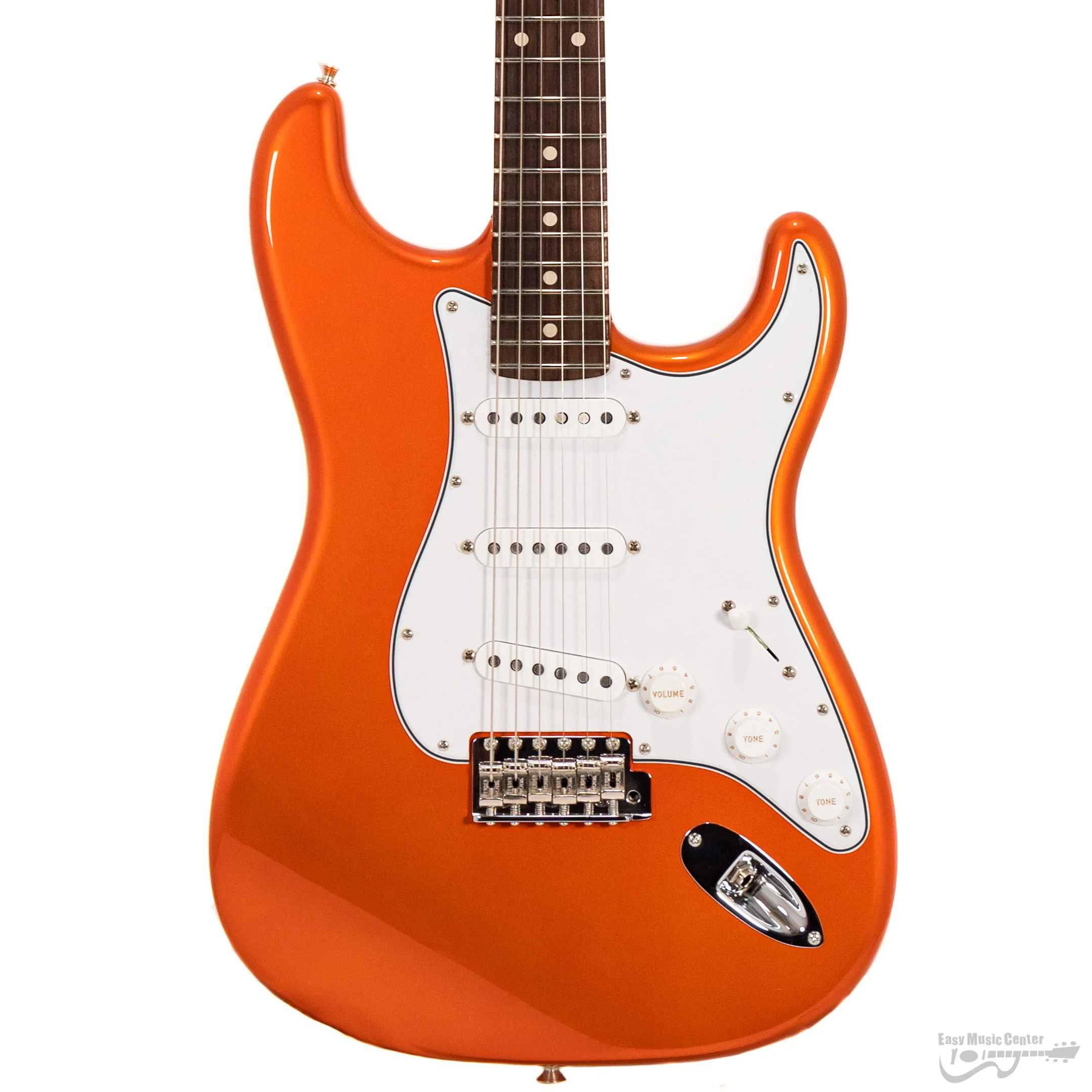 Fender 923-2000-645 Custom Shop Strat, 1961 Strat NOS, AAA Rosewood Fingerboard - Candy Tangerine - (#CZ559589) - Image 2