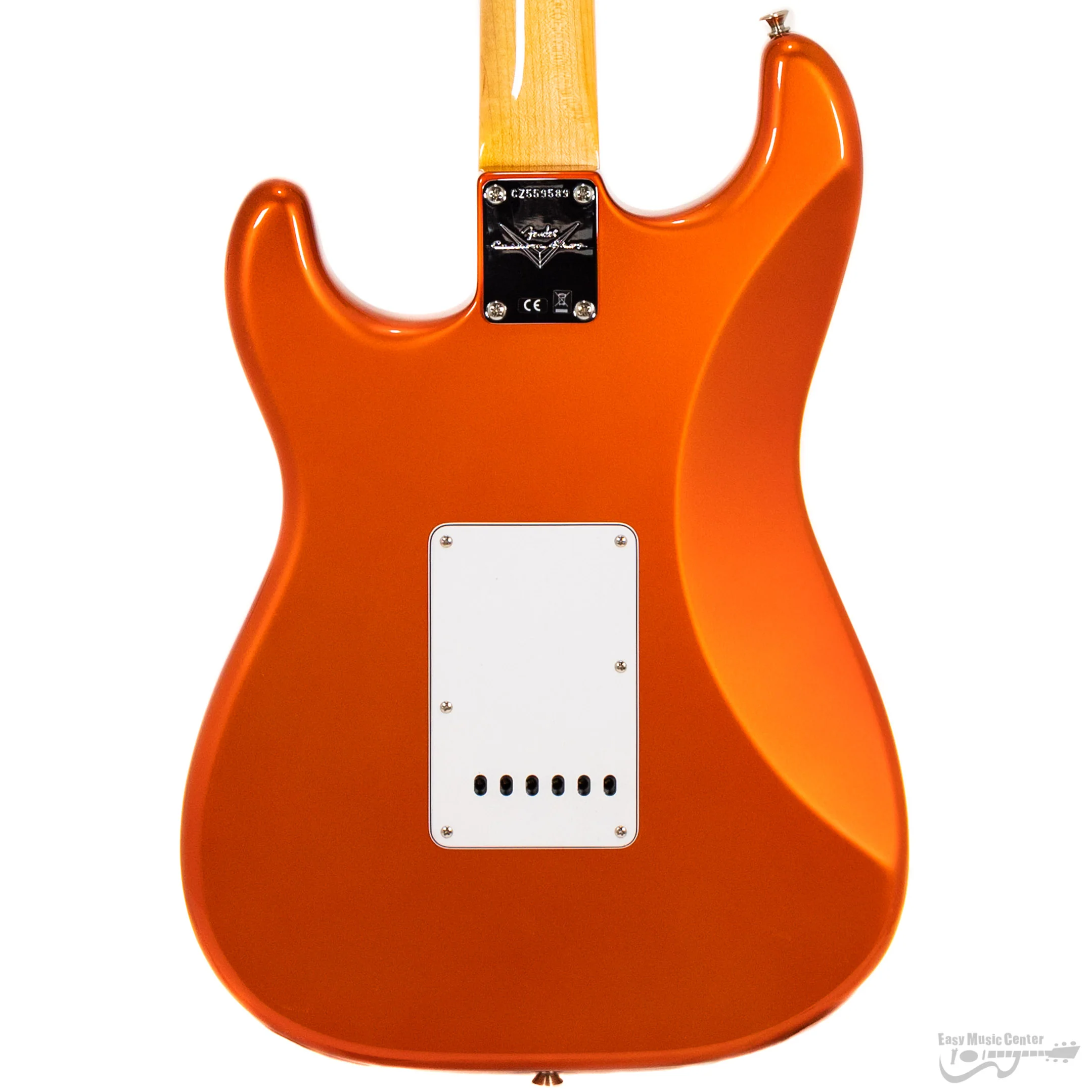 Fender 923-2000-645 Custom Shop Strat, 1961 Strat NOS, AAA Rosewood Fingerboard - Candy Tangerine - (#CZ559589) - Image 6