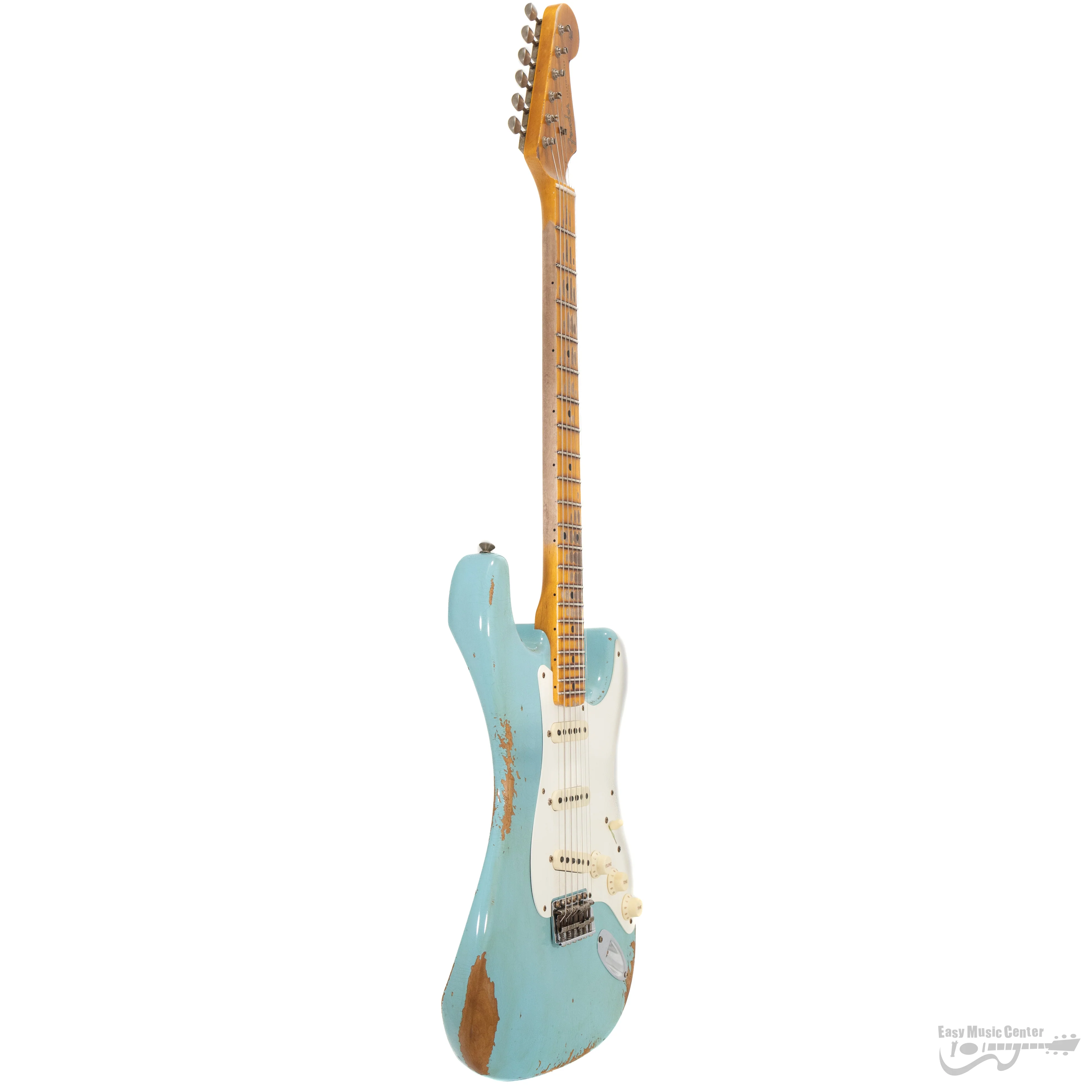 Fender 923-5001-609 Custom Shop (#CZ565109), 1956 LTD Strat, Heavy Relic, Aged Daphne Blue - Image 3