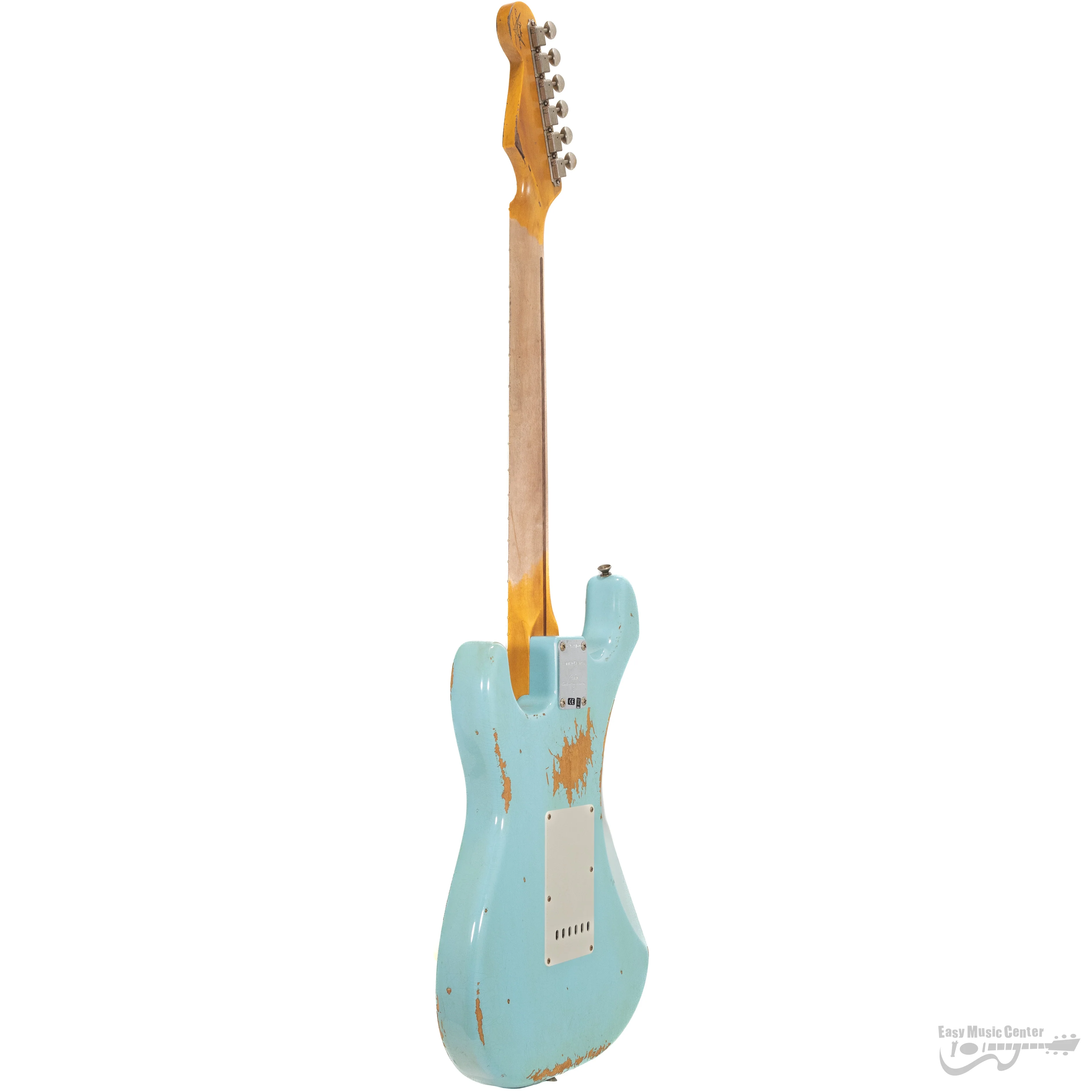 Fender 923-5001-609 Custom Shop (#CZ565109), 1956 LTD Strat, Heavy Relic, Aged Daphne Blue - Image 7