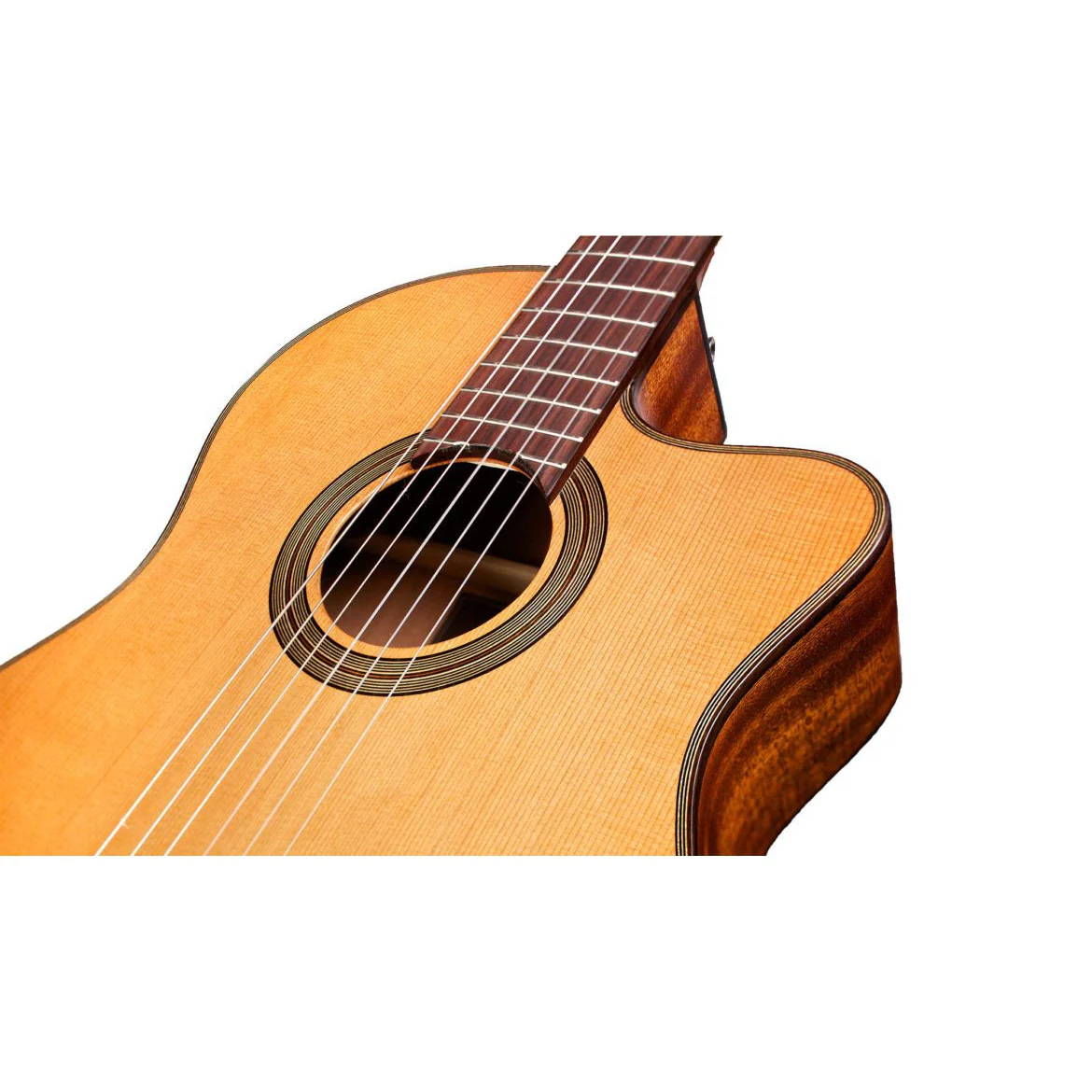 Cordoba FUSION12NAT Acoustic-Electric 12 Fret Fusion Classical Guitar - Image 3