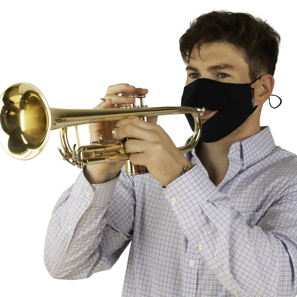 Gator GBOM-LARGEBK Dual-Layer Wind Instrument Face Mask, Large - Image 4