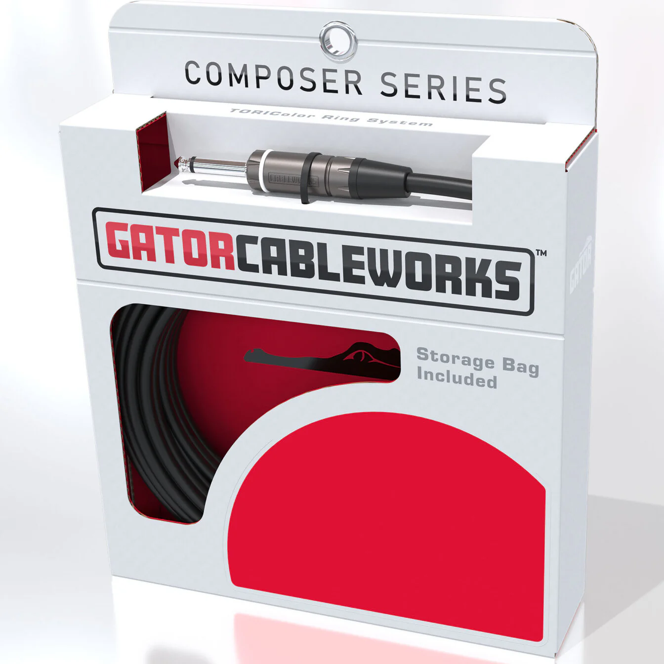 Gator GCWC-INS-20 20ft Instrument Cable, Composer Series, Straight to Straight