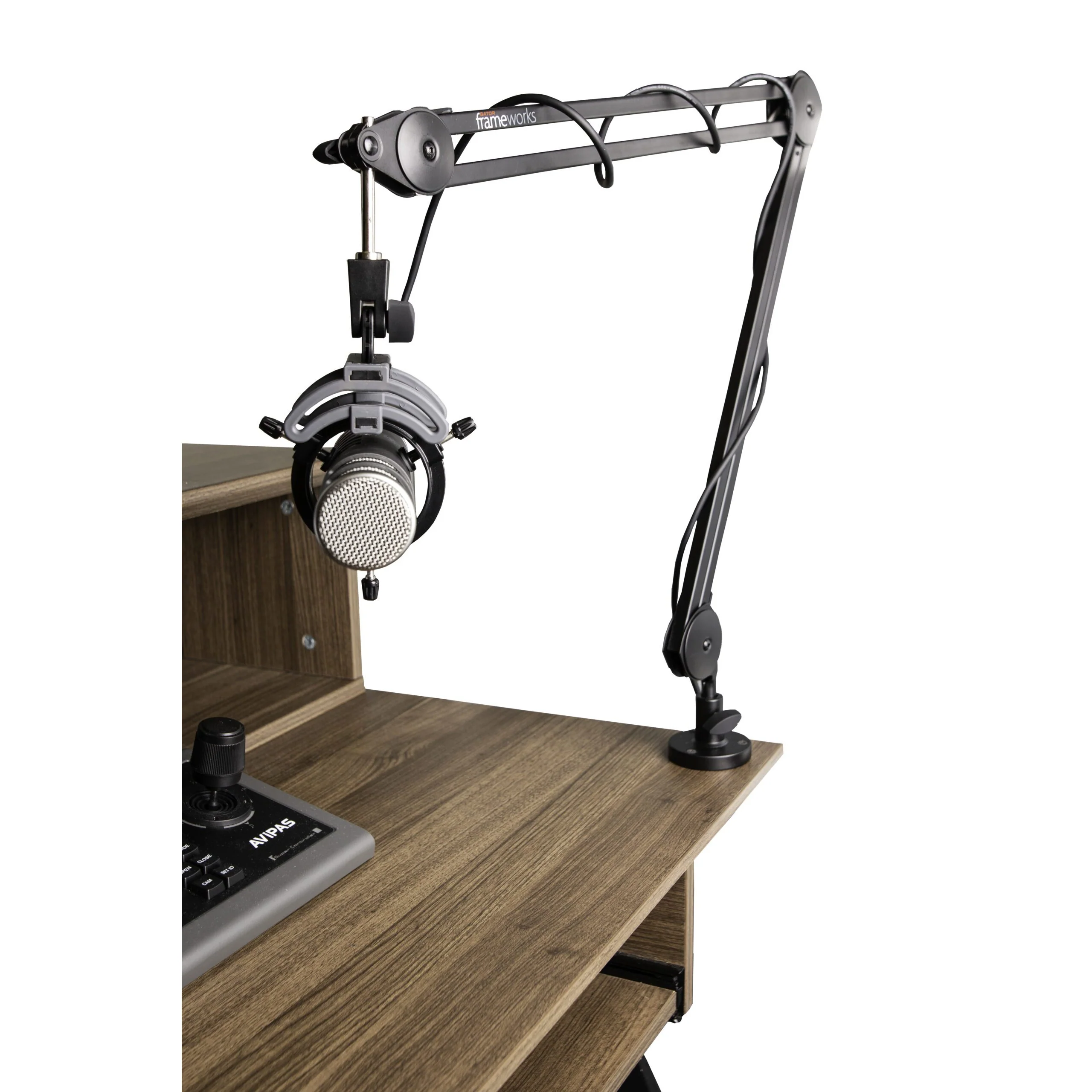 Gator GFWMICBCBM2000 Frameworks Desktop Mic Boom Stand - Image 2