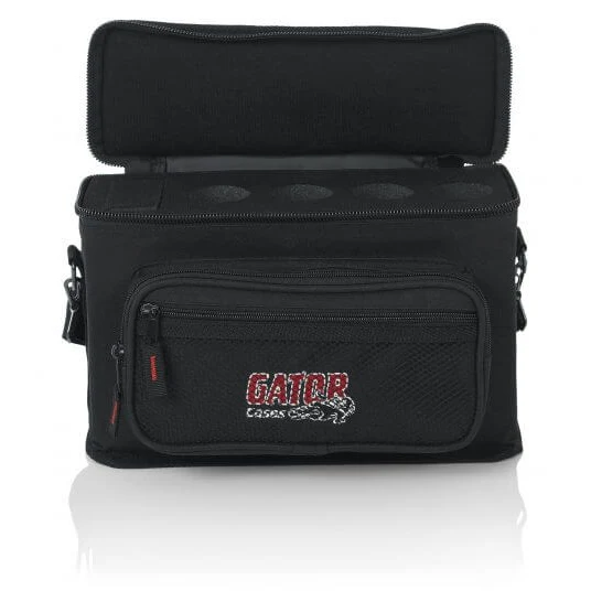 Gator GM-4 Microphone Bag: 12" X 6" X 4.5" - Image 10