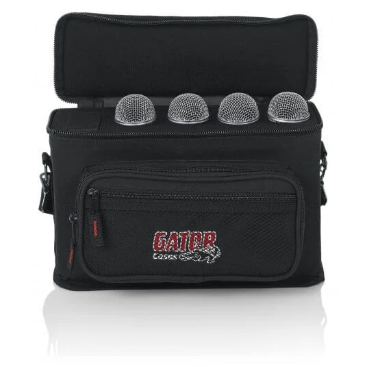 Gator GM-4 Microphone Bag: 12" X 6" X 4.5" - Image 11