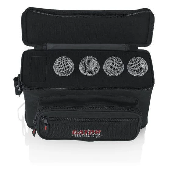 Gator GM-4 Microphone Bag: 12" X 6" X 4.5" - Image 16