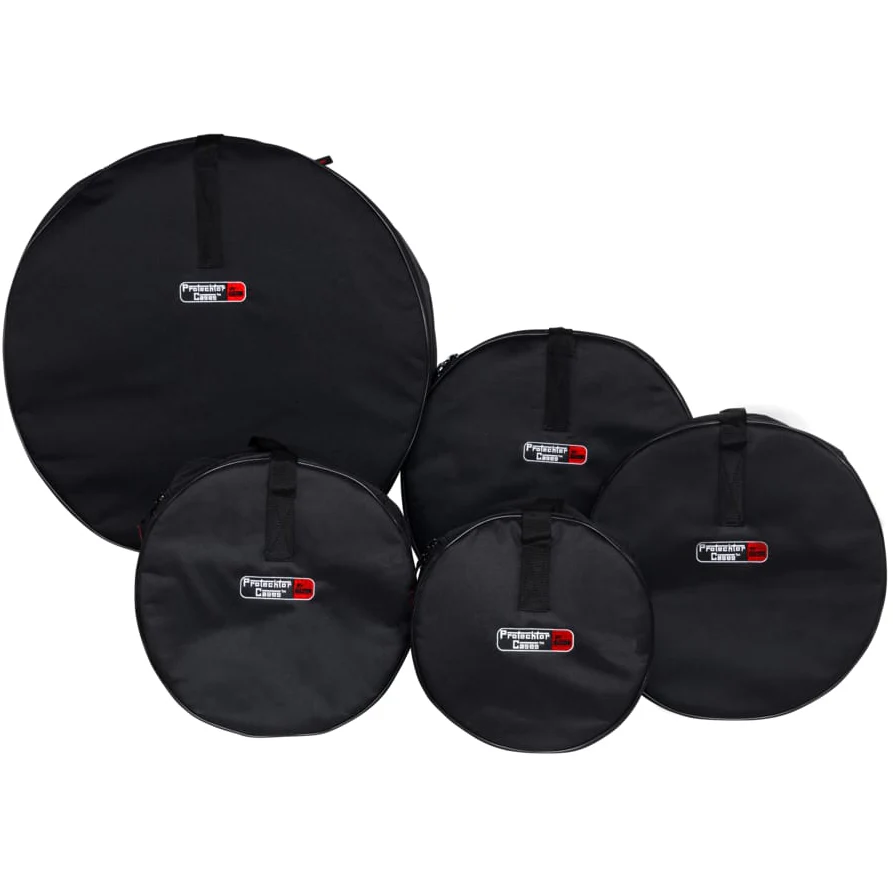 Gator GP-ROCK-100 Rock Drum Set Bags: 22x18; 10x8; 12x9; 16x16; 6.5x14