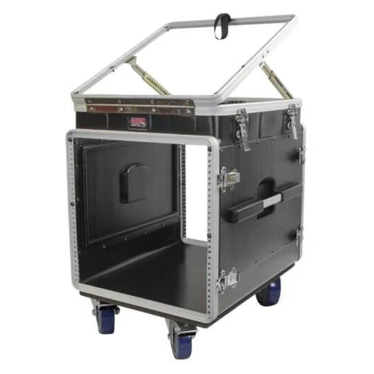 Gator GRC-12X10-PU Pop-Up Console Rack; 12U Top; 10U Bottom; w/ Casters45 - Image 3