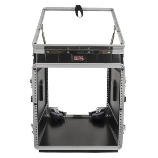 Gator GRC-12X10-PU Pop-Up Console Rack; 12U Top; 10U Bottom; w/ Casters45 - Image 8