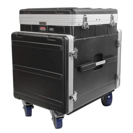 Gator GRC-12X10-PU Pop-Up Console Rack; 12U Top; 10U Bottom; w/ Casters45 - Image 9