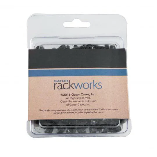 Gator GRW-SCRW025 Gator Rackworks #10-32 X  3/4" Rack Screws - 25 Qty Pack - Image 7