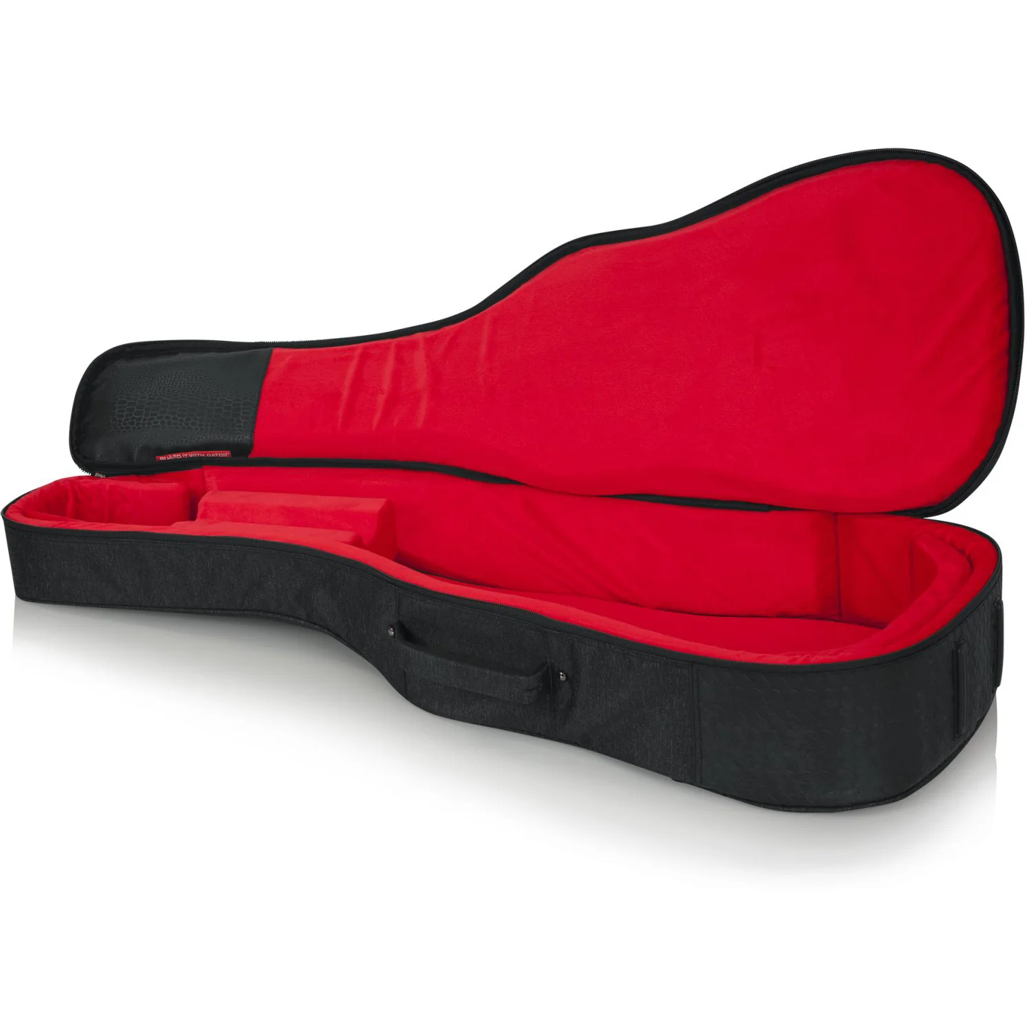 Gator GT-ACOUSTIC-BLK Transit Acoustic Guitar Bag, Charcoal - Image 4