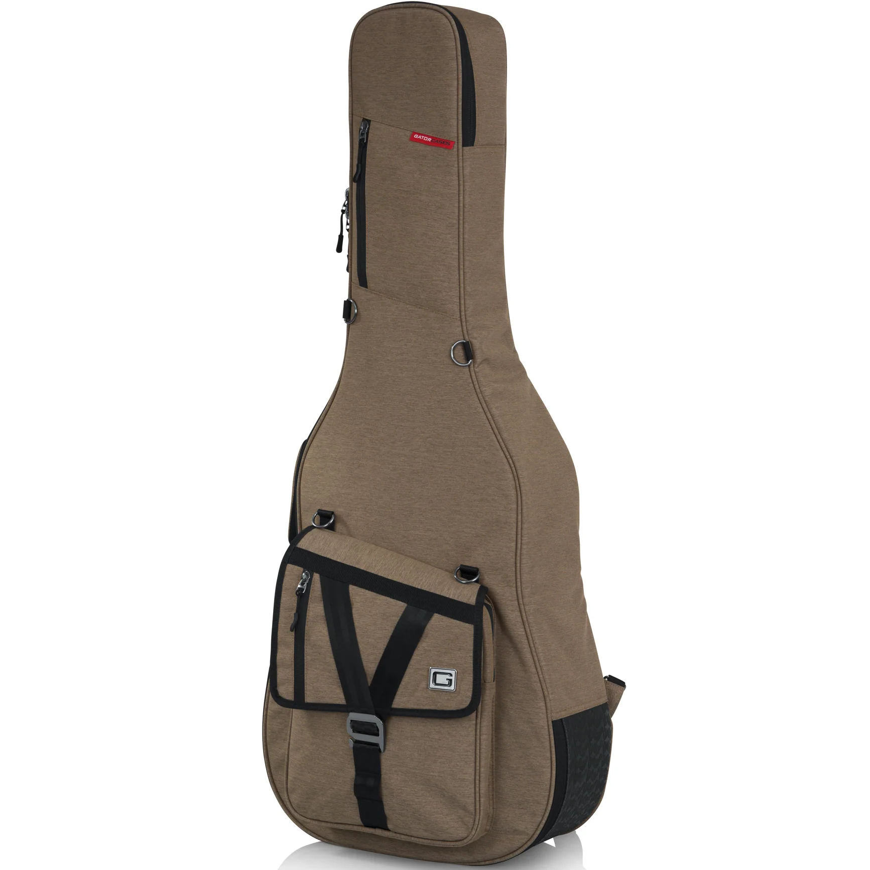Gator GT-ACOUSTIC-TAN Transit Acoustic Guitar Bag, Tan