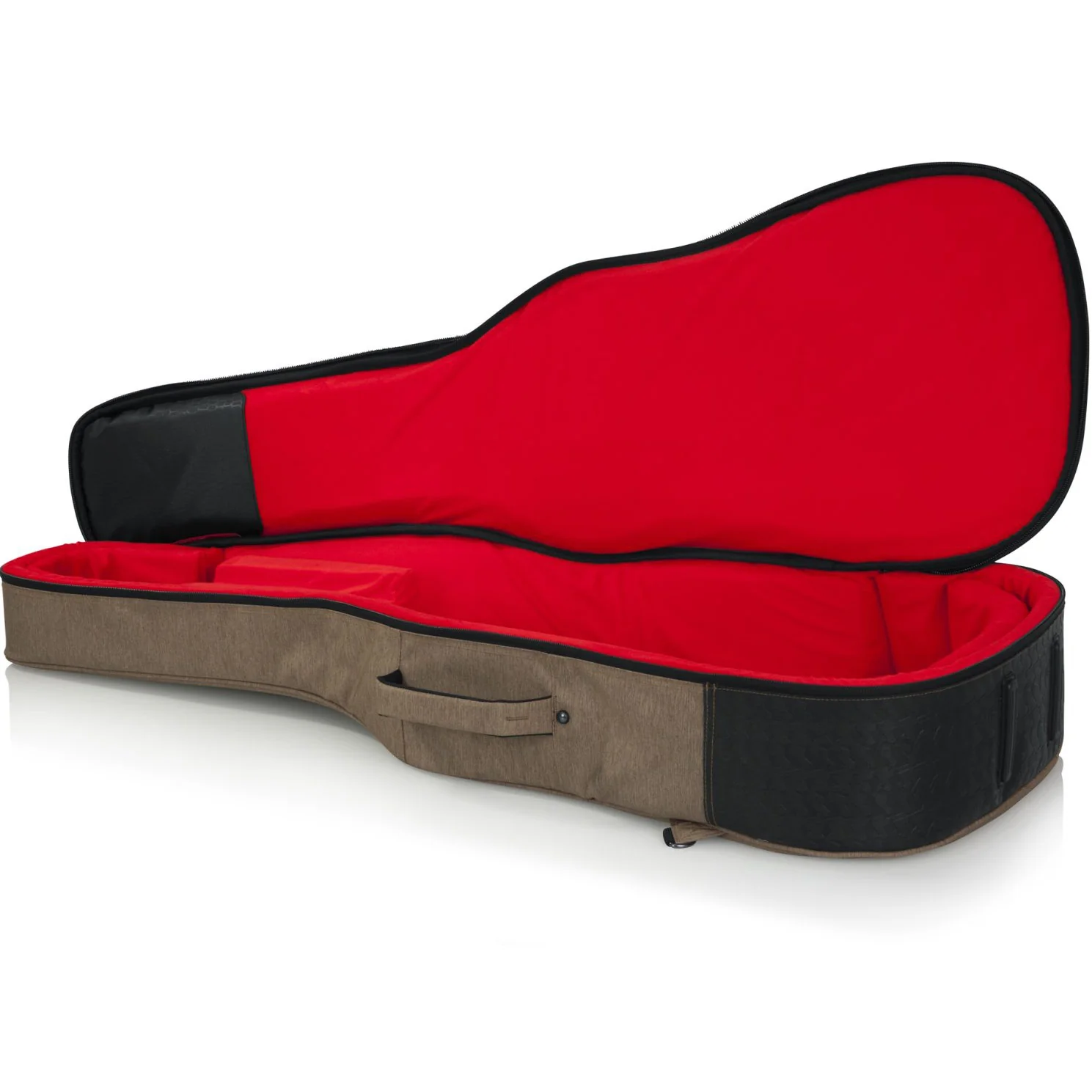 Gator GT-ACOUSTIC-TAN Transit Acoustic Guitar Bag, Tan - Image 4