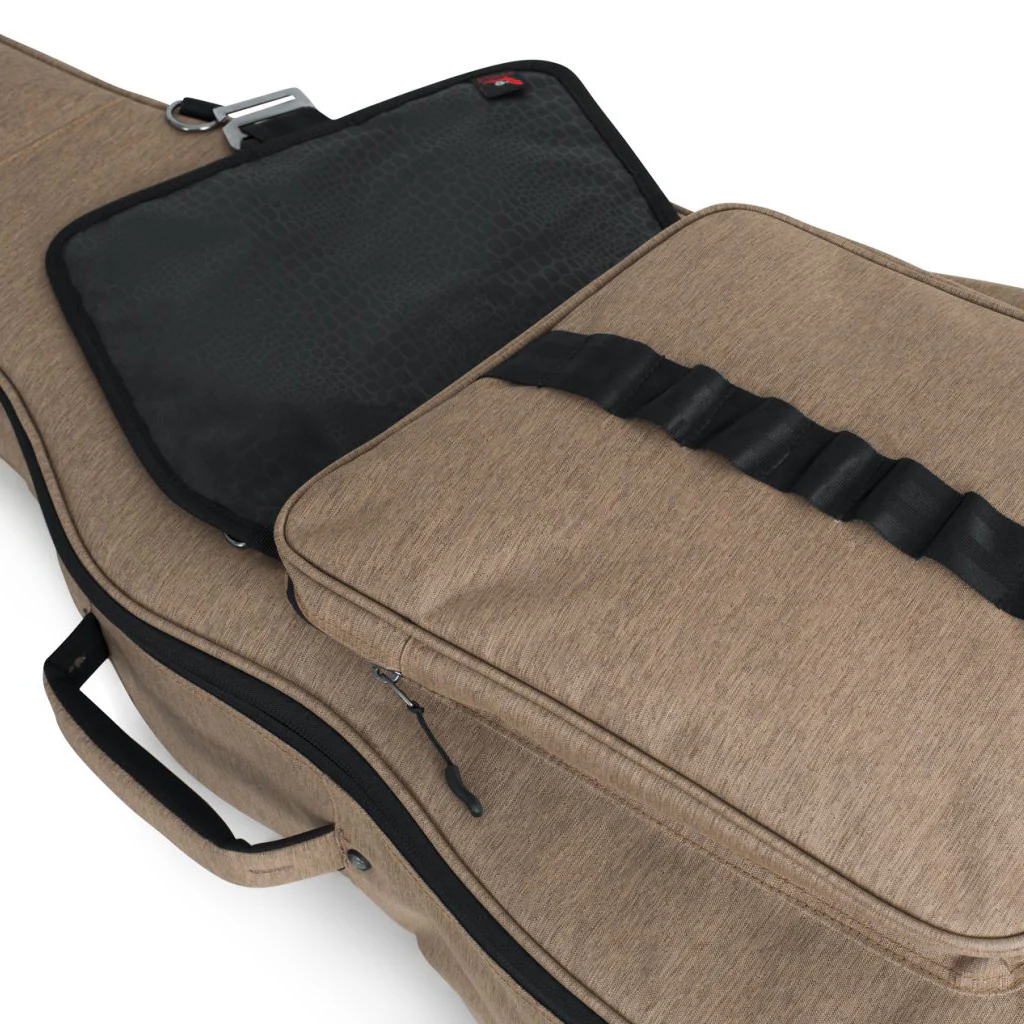 Gator GT-ACOUSTIC-TAN Transit Acoustic Guitar Bag, Tan - Image 5