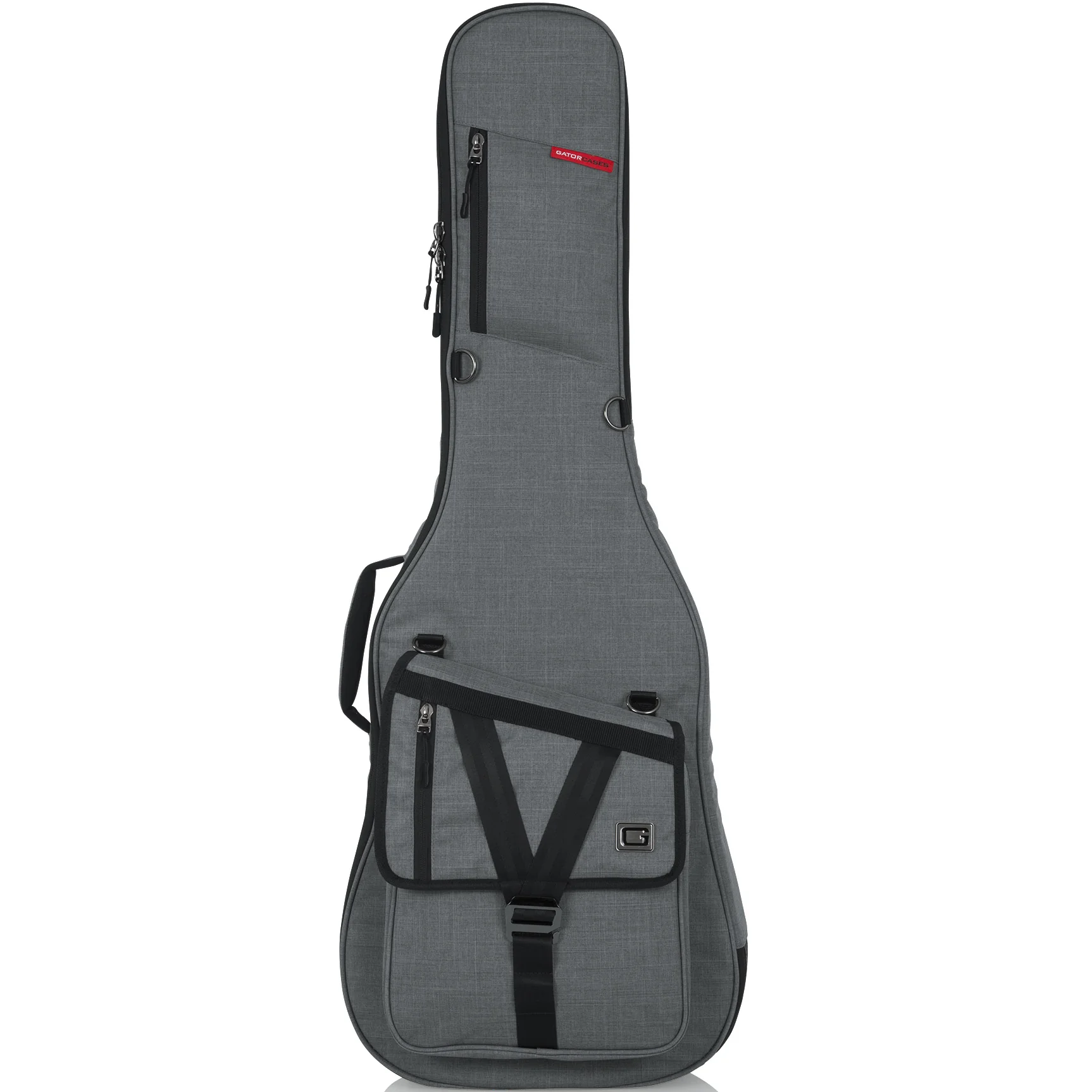 Gator GT-ELECTRIC-GRY Transit Electric Guitar Bag, Light Grey