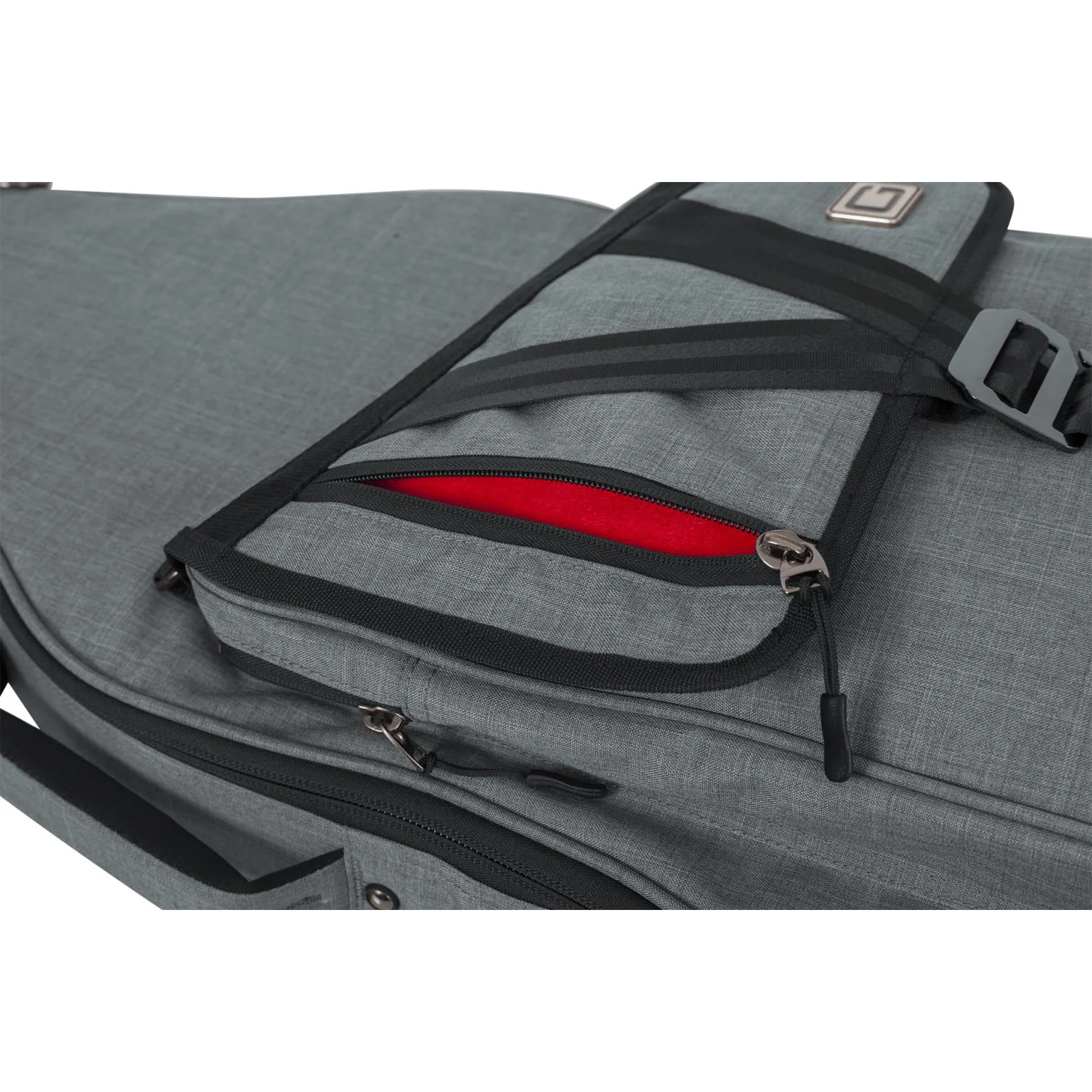 Gator GT-ELECTRIC-GRY Transit Electric Guitar Bag, Light Grey - Image 4