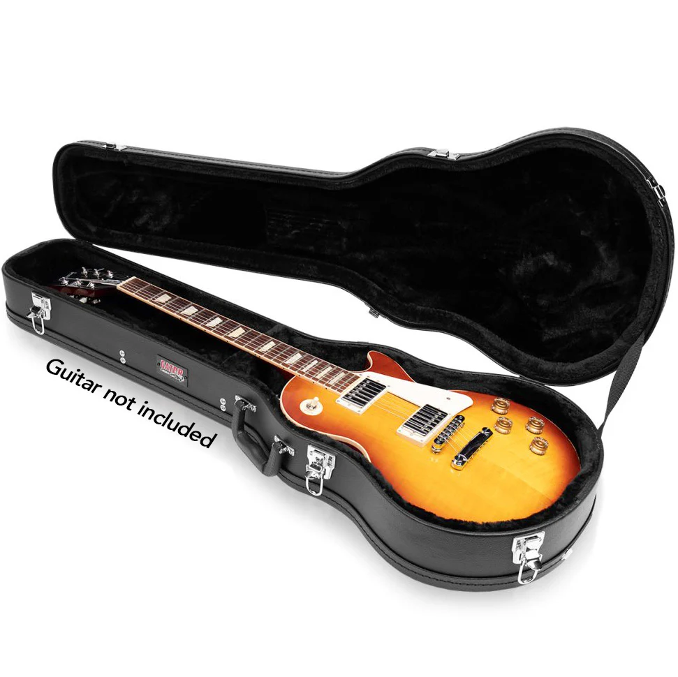 Gator GWE-LPS-BLK Hardshell Wood Guitar Case for Les Paul - Image 2