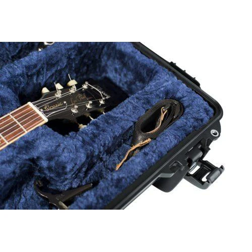 Gator GWP-LP ATA Impact & Water Proof Guitar Case with Power Claw Latches for for Single-cutaway Electrics such®: 41.1" X 13.4" X 3.7" - Image 9