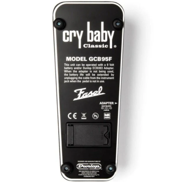 Dunlop GCB95F Cry Baby Classic Wah with  Fasel - Image 3