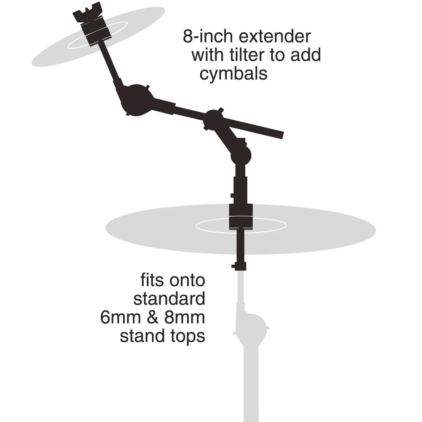 Gibraltar SC-BCSA Boom Cymbal Stacker Attachment - Image 2
