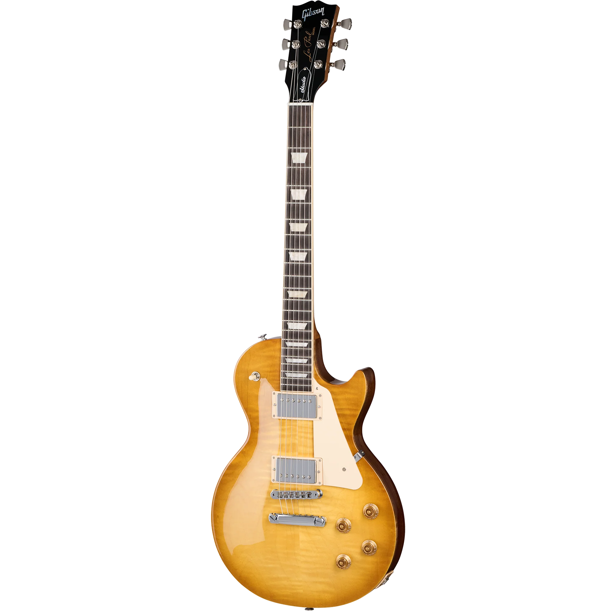 Gibson LPSTAA01HBCH1 Les Paul Studio Session, AA Top, Ebony Fingerboard, Cream Trim - Honey Burst