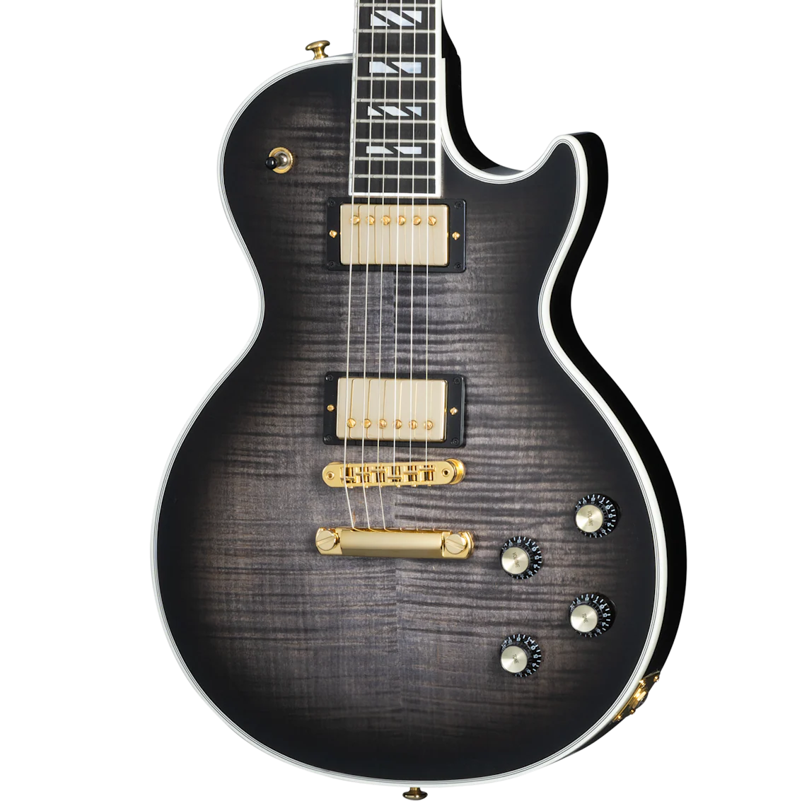 Gibson LPSU00E2GH1 Les Paul Supreme - Transparent Ebony Burst - Image 3