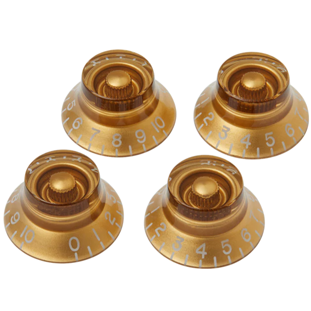 Gibson PRHK-020 Top Hat Knobs, Gold (4 pcs.)